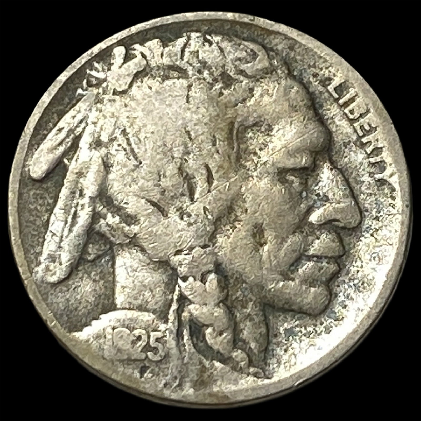 1925-D Buffalo Nickel LIGHTLY CIRCULATED: 1925-D Buffalo Nickel LIGHTLY CIRCULATED