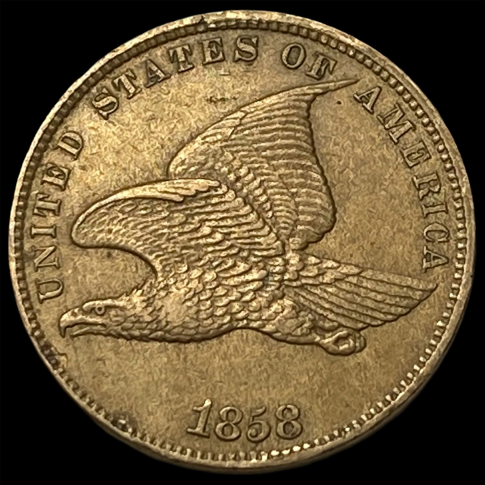 1858 Flying Eagle Cent HIGH GRADE: 1858 Flying Eagle Cent HIGH GRADE
