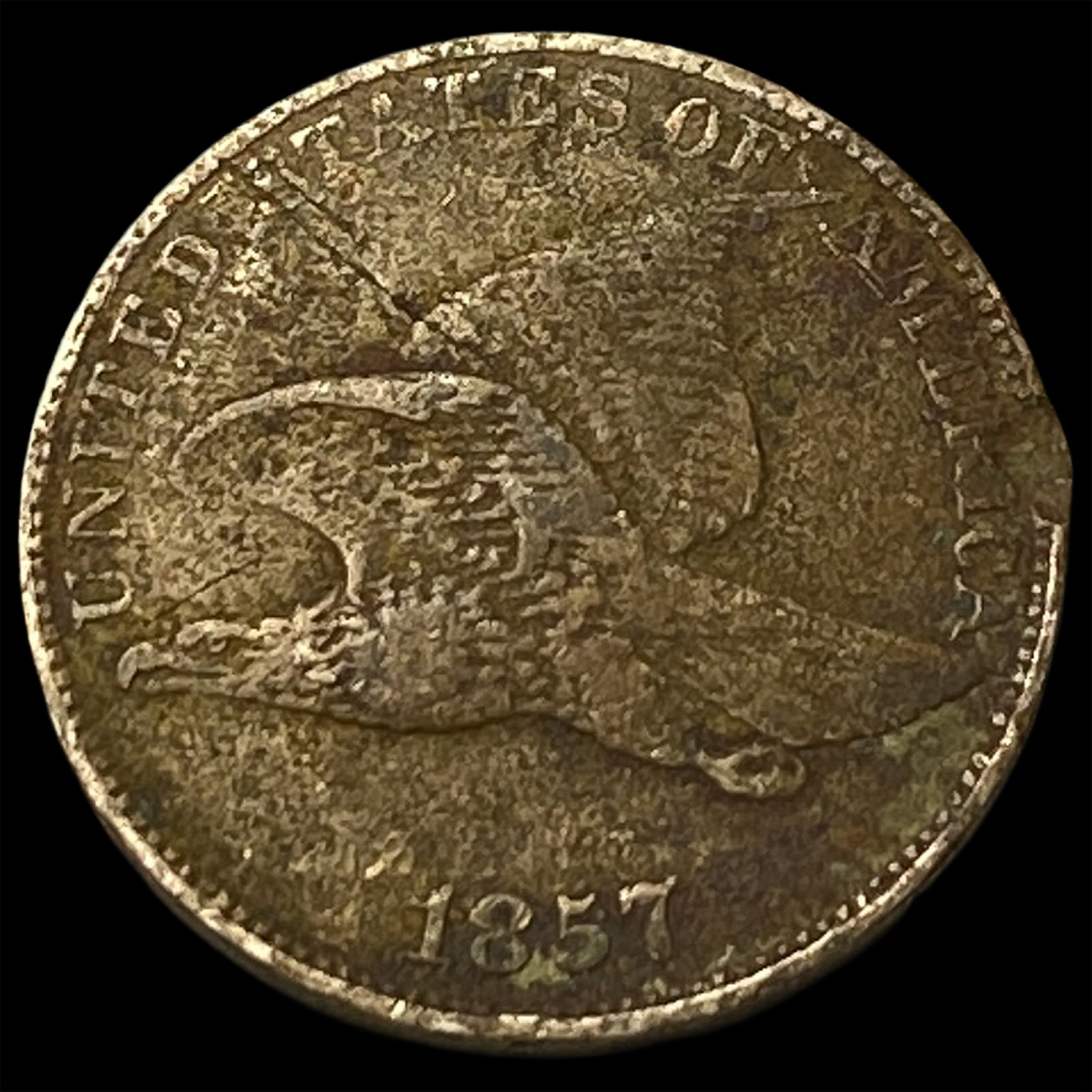 1857 Copper-Nickel Flying Eagle Cent HIGH GRADE: 1857 Copper-Nickel Flying Eagle Cent HIGH GRADE