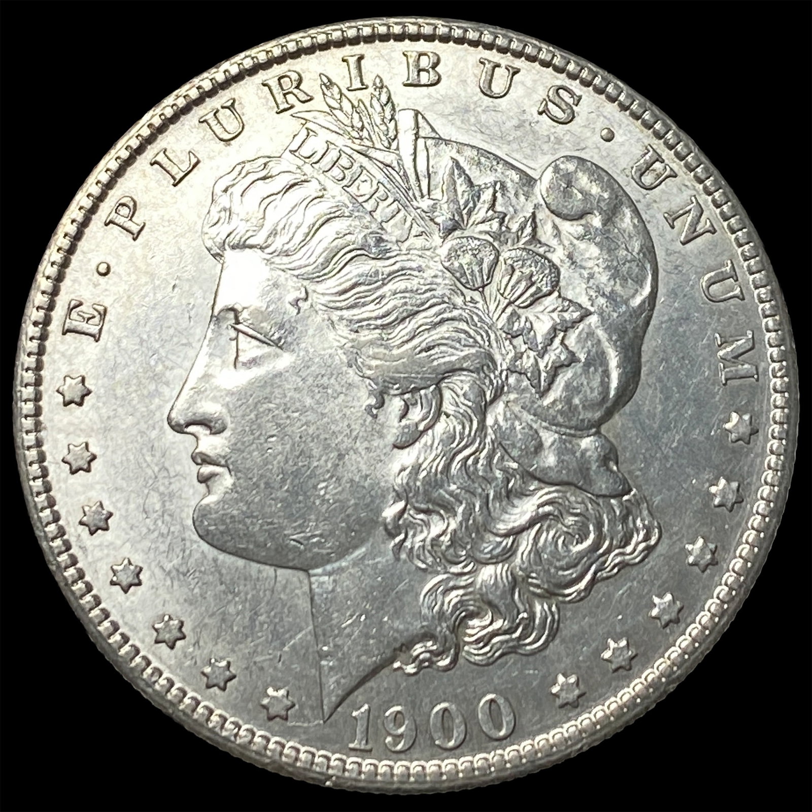 1900-S Silver Morgan Dollar CHOICE AU: 1900-S Silver Morgan Dollar CHOICE AU