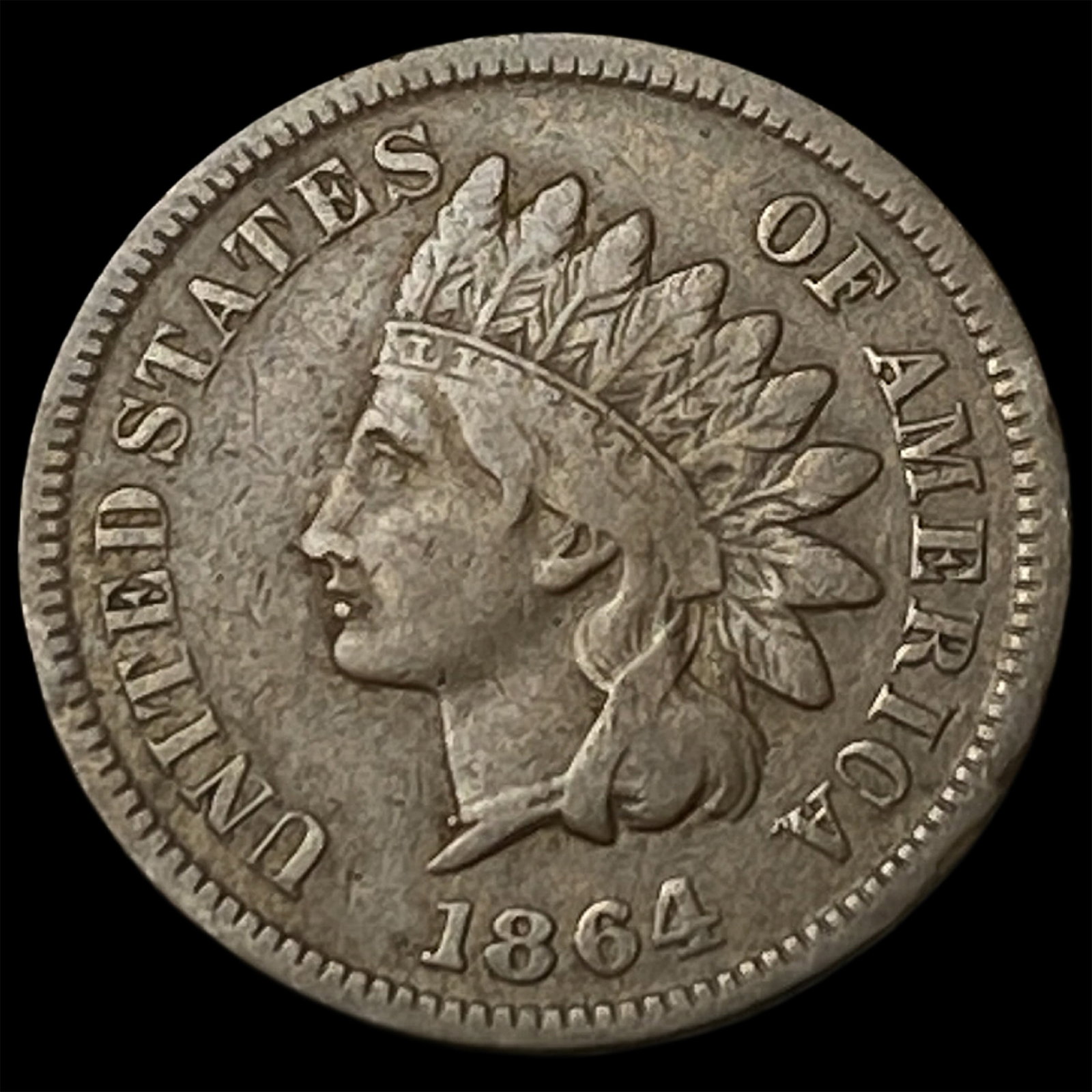 1864 Indian Head Cent LIGHTLY CIRCULATED: 1864 Indian Head Cent LIGHTLY CIRCULATED