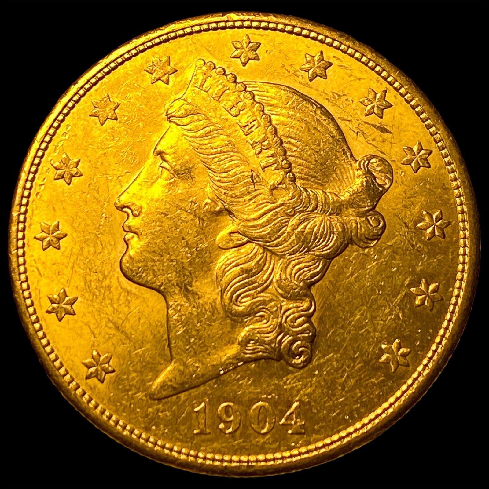 1904-S Gold $20 Liberty Head Double Eagle UNCIRCULATED: 1904-S Gold $20 Liberty Head Double Eagle UNCIRCULATED