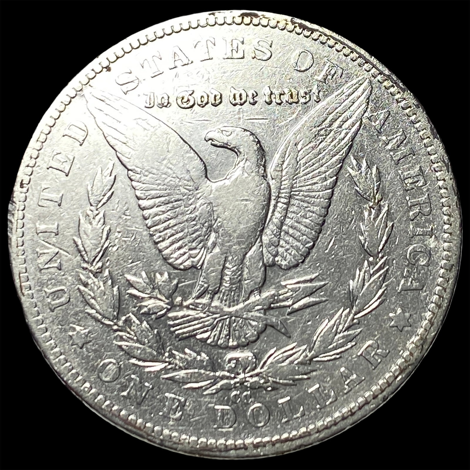 1890-CC Silver Morgan Dollar NEARLY UNCIRCULATED - 2