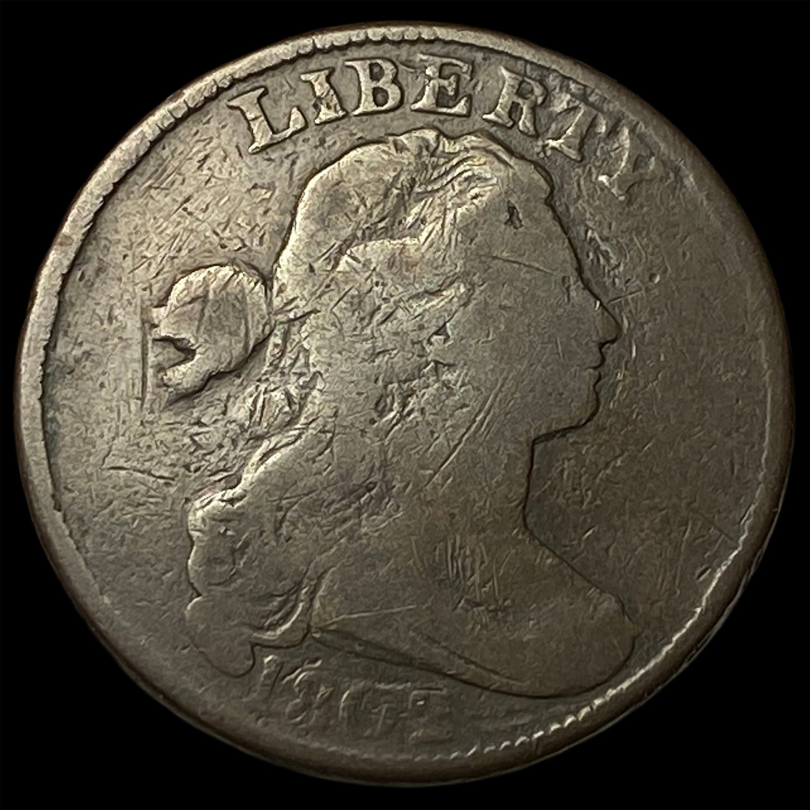 1802 Draped Bust Large Cent LIGHTLY CIRCULATED: 1802 Draped Bust Large Cent LIGHTLY CIRCULATED