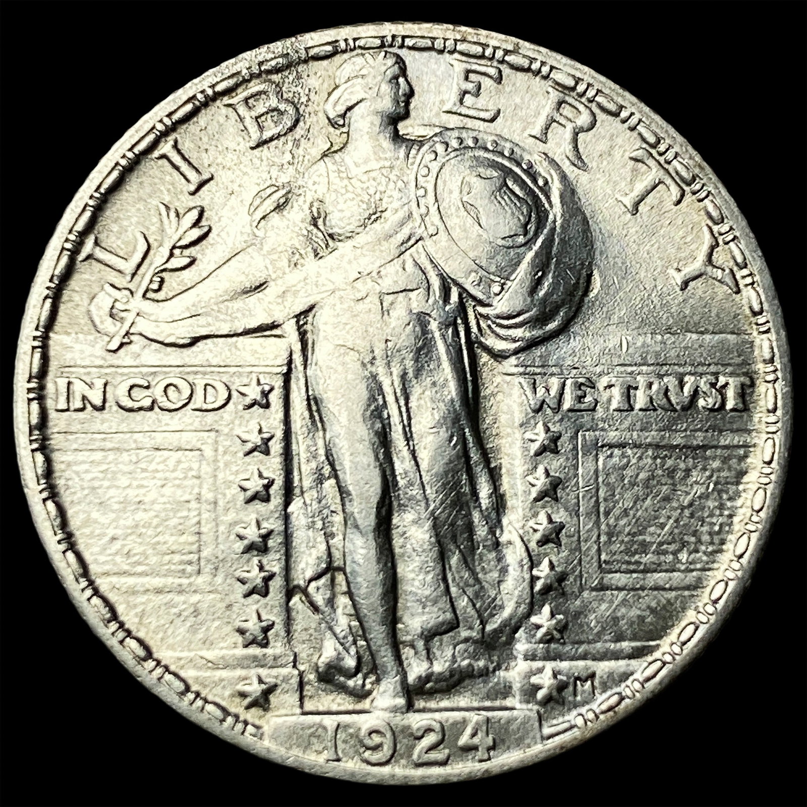 1924 Standing Liberty Quarter LIGHTLY CIRCULATED (1 of 2)