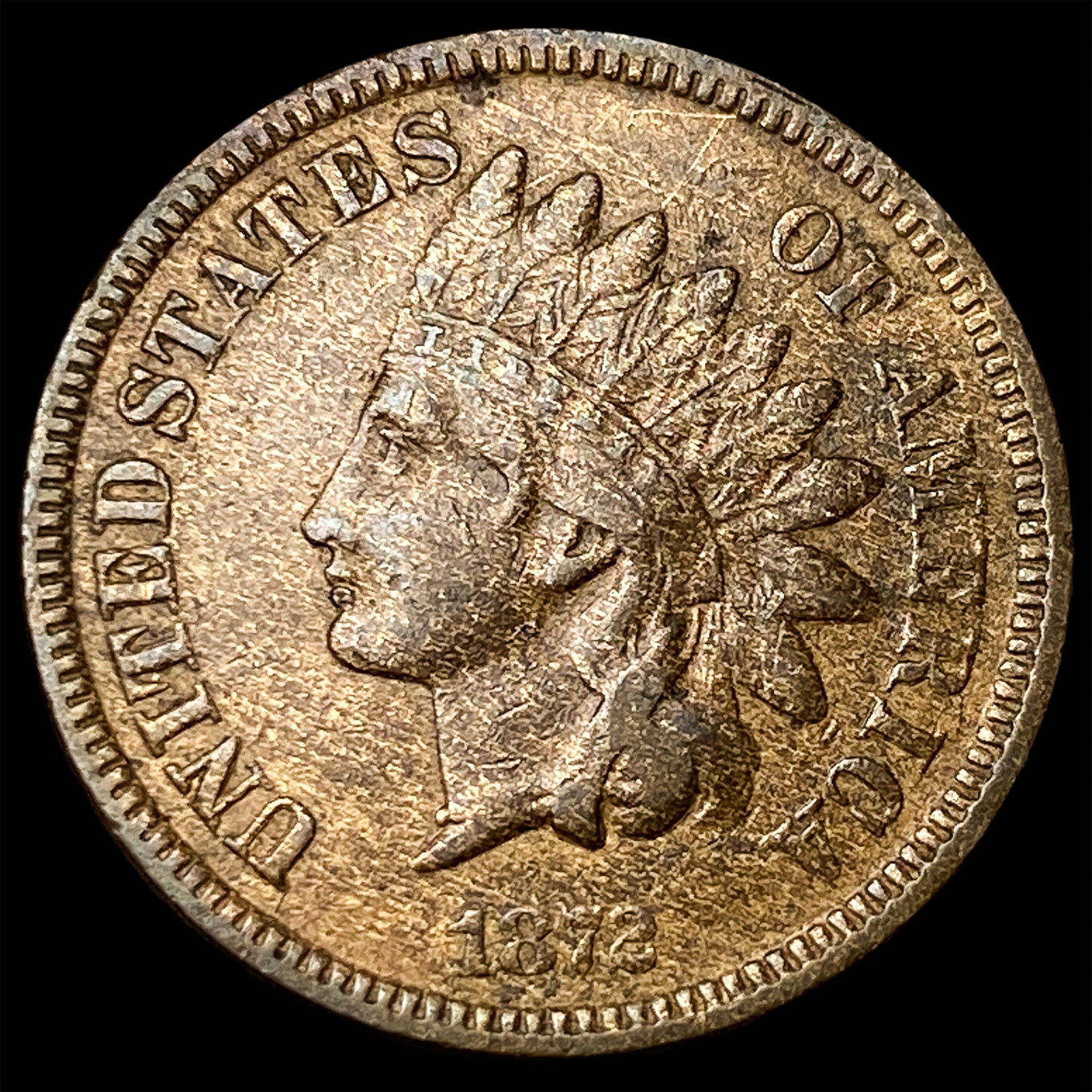 1872 Indian Head Cent HIGH GRADE: 1872 Indian Head Cent HIGH GRADE