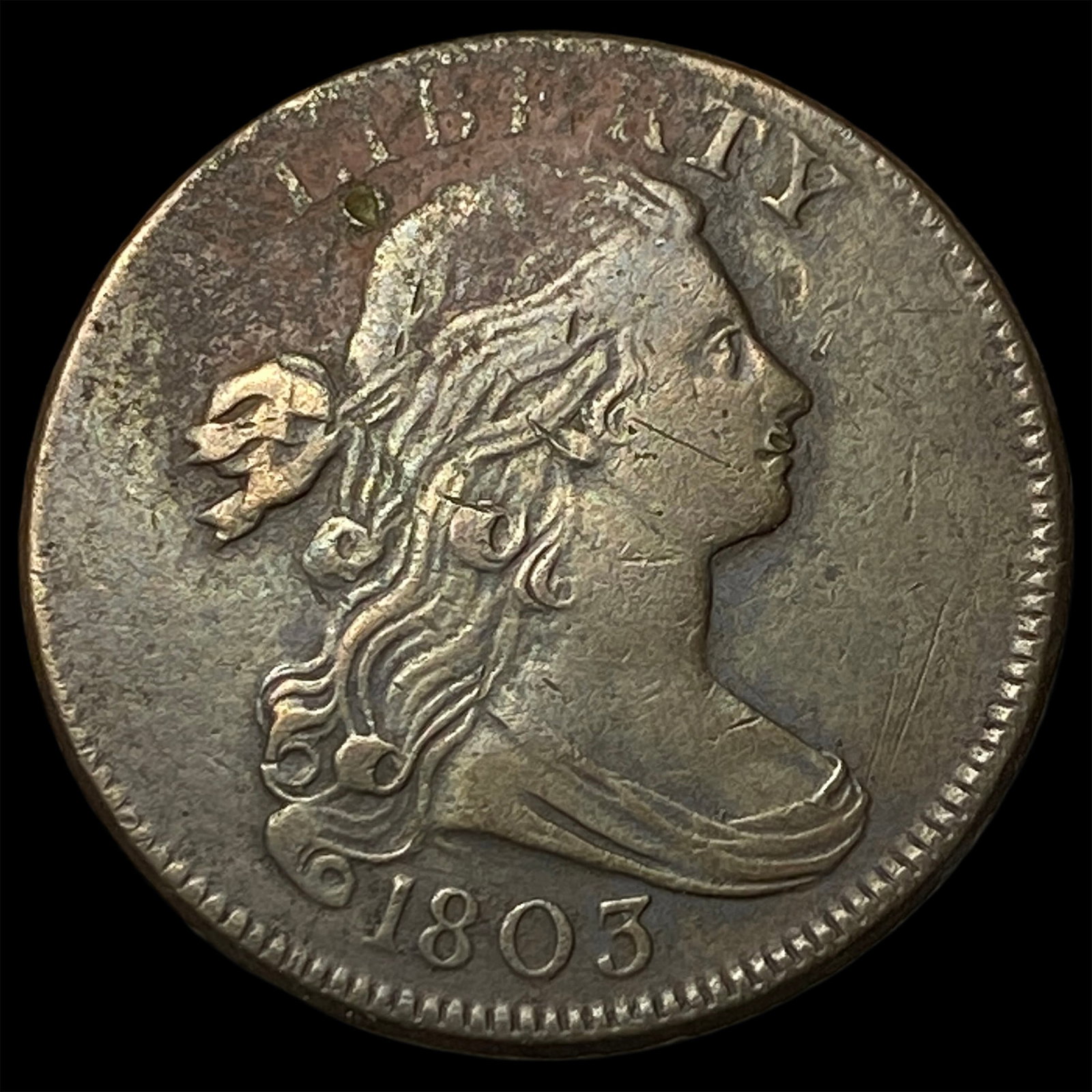 1803 Draped Bust Large Cent NEARLY UNCIRCULATED (1 of 2)