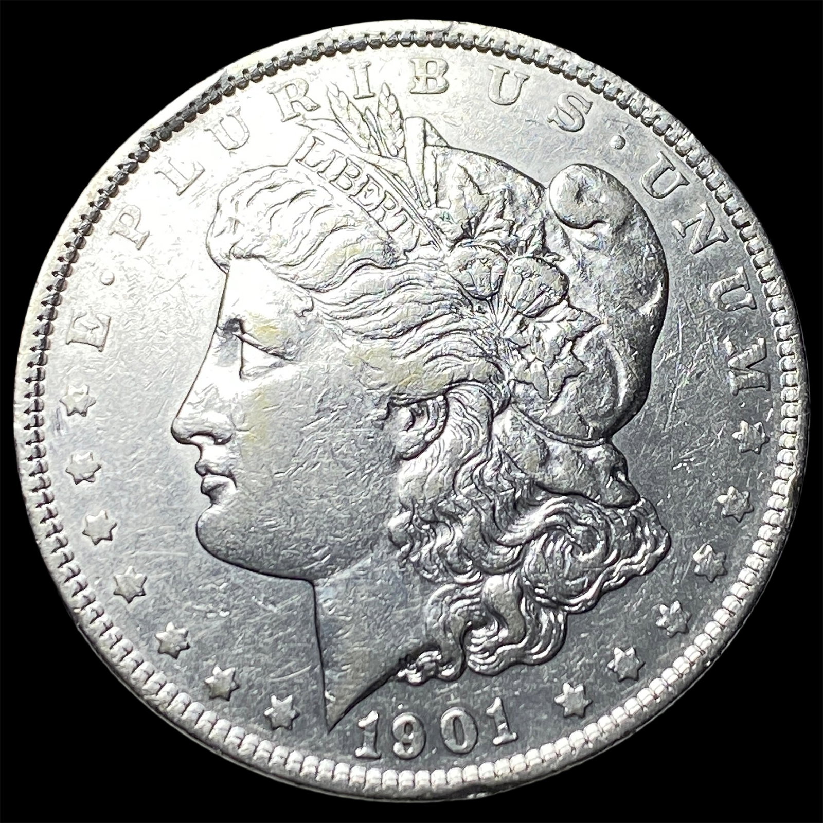 1901 Morgan Silver Dollar CLOSELY UNCIRCULATED: 1901 Morgan Silver Dollar CLOSELY UNCIRCULATED