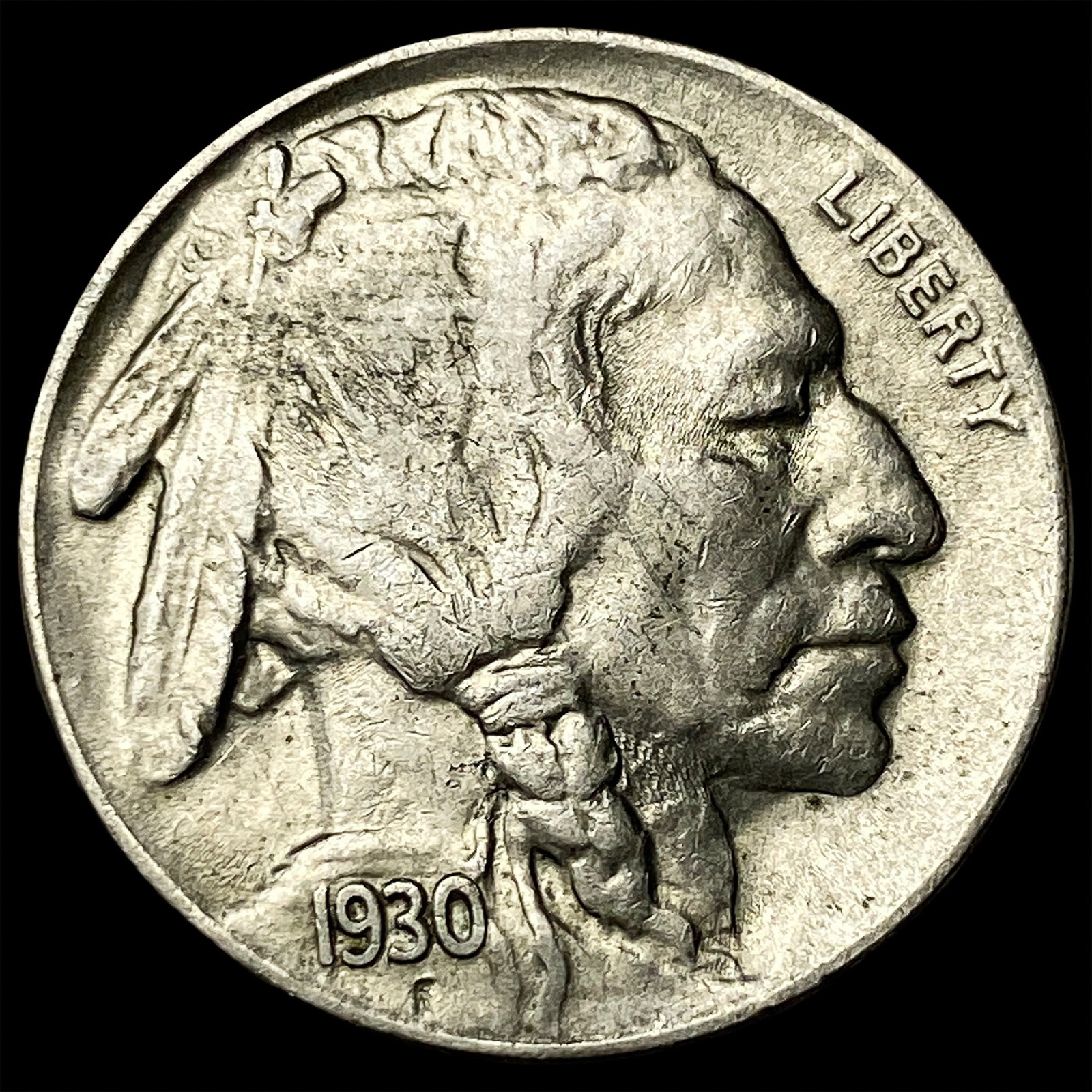 1930-S Buffalo Nickel CLOSELY UNCIRCULATED: 1930-S Buffalo Nickel CLOSELY UNCIRCULATED