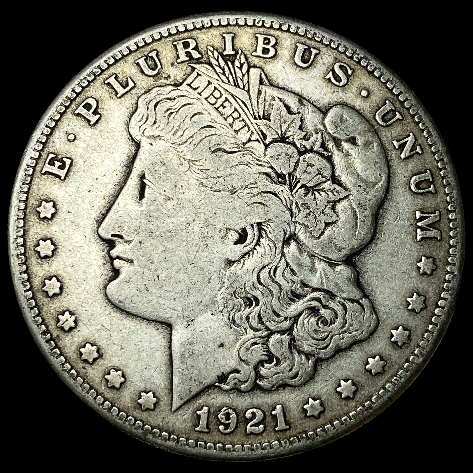 1921-S Silver Morgan Dollar CLOSELY UNCIRCULATED (1 of 2)