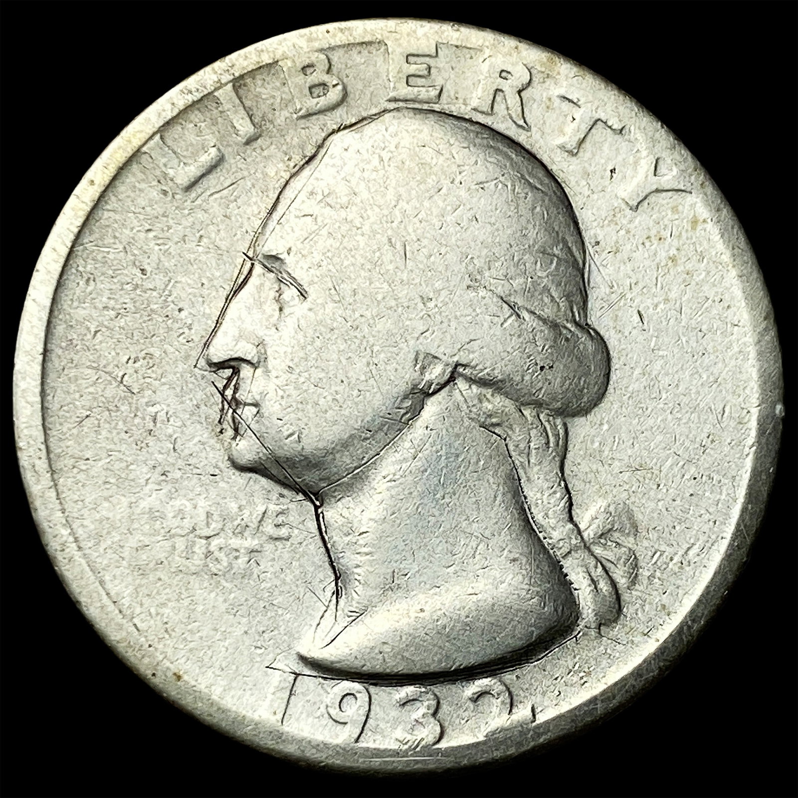 1932-D Silver Washington Quarter NEARLY UNCIRCULATED (1 of 2)