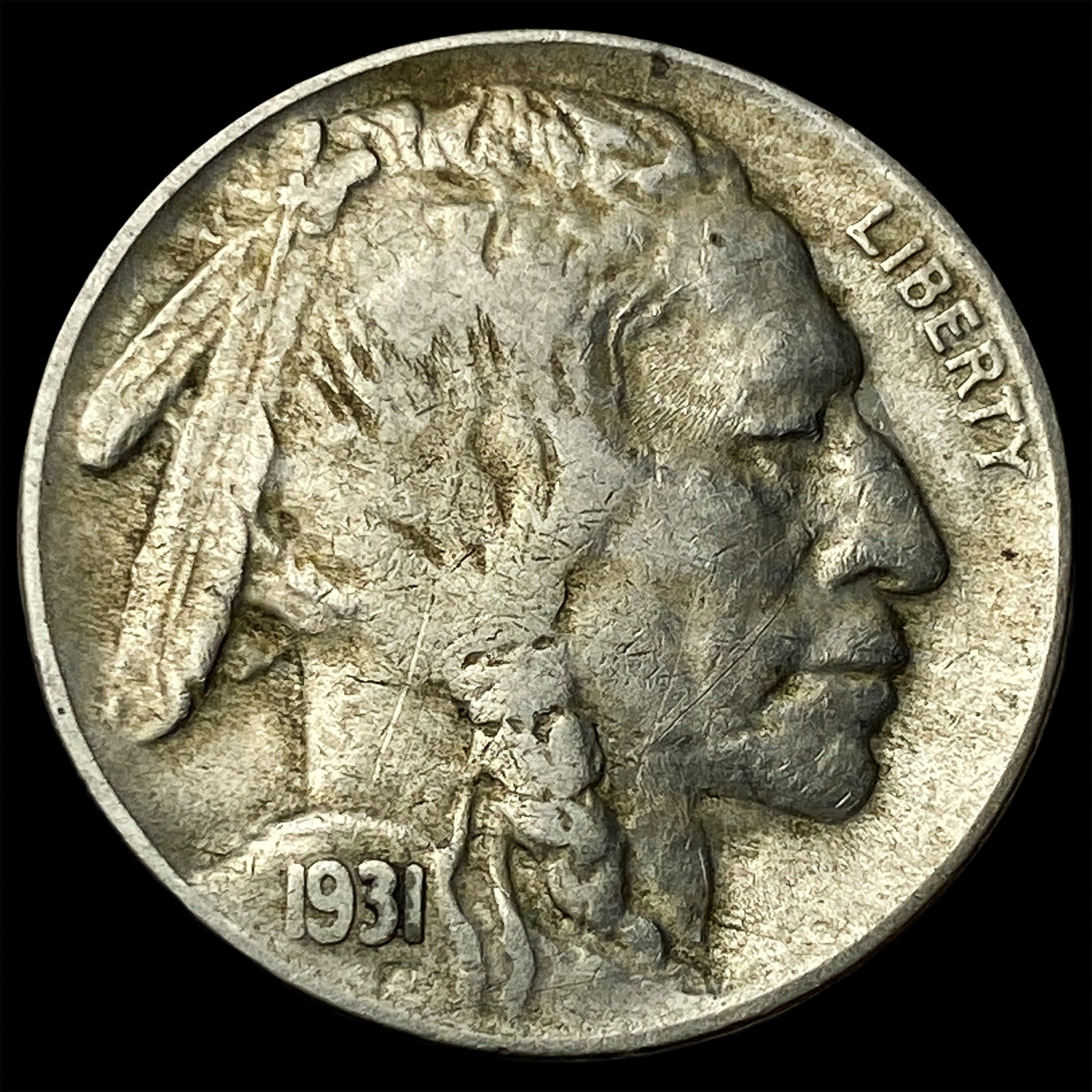 1931-S Buffalo Nickel NICELY CIRCULATED (1 of 2)