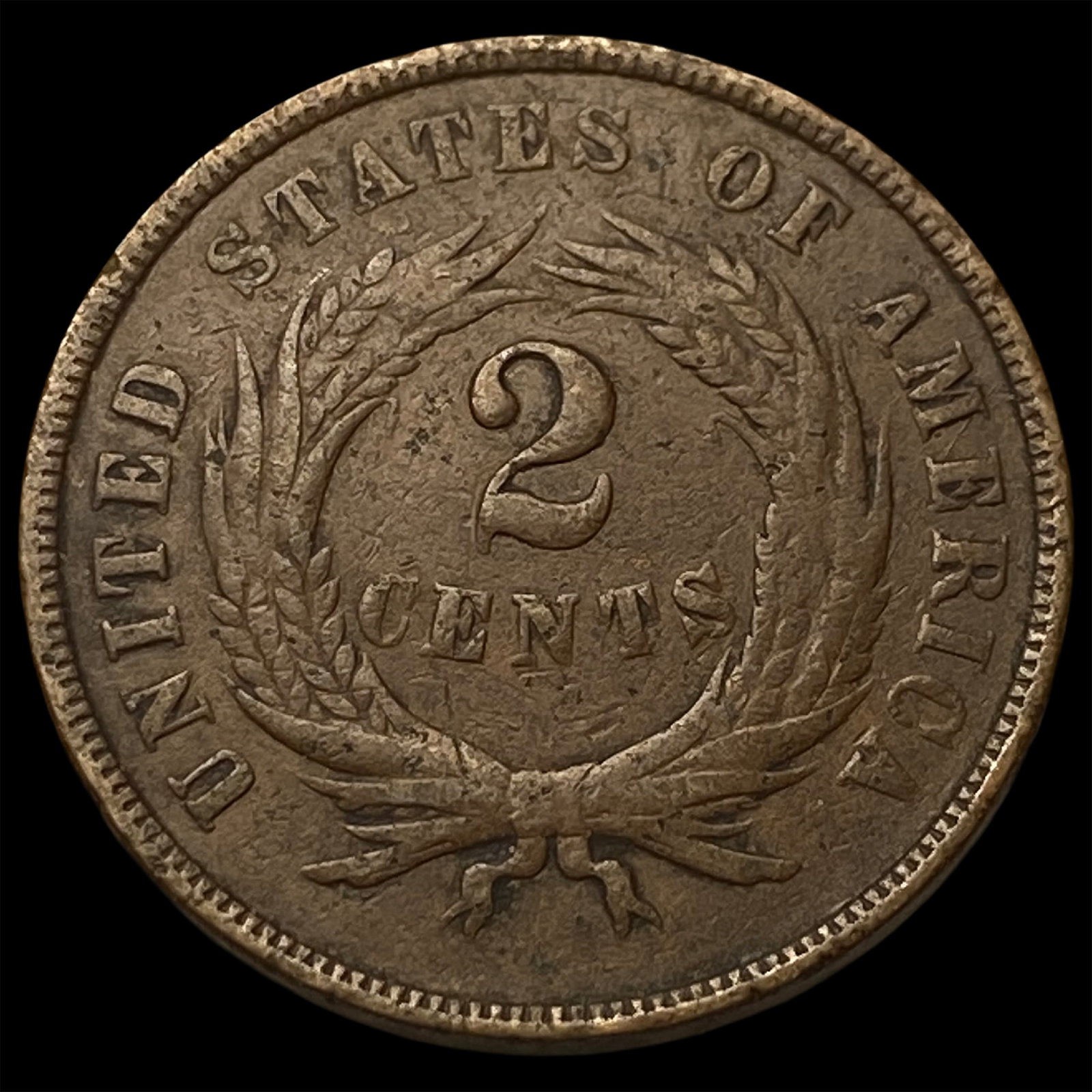 1865 Two-Cent Piece GEM BU - 2