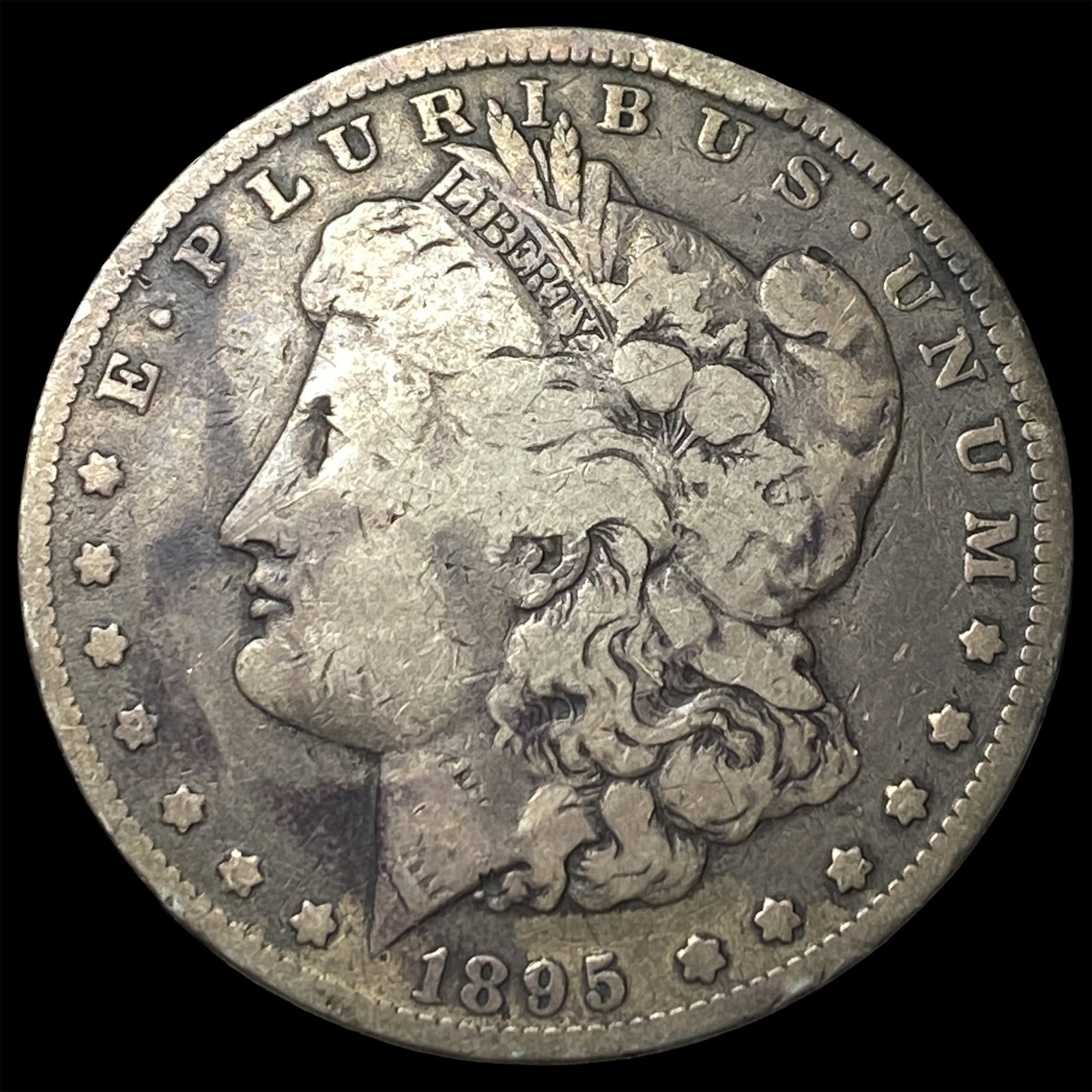 1895-O Silver Morgan Dollar NICELY CIRCULATED: 1895-O Silver Morgan Dollar NICELY CIRCULATED