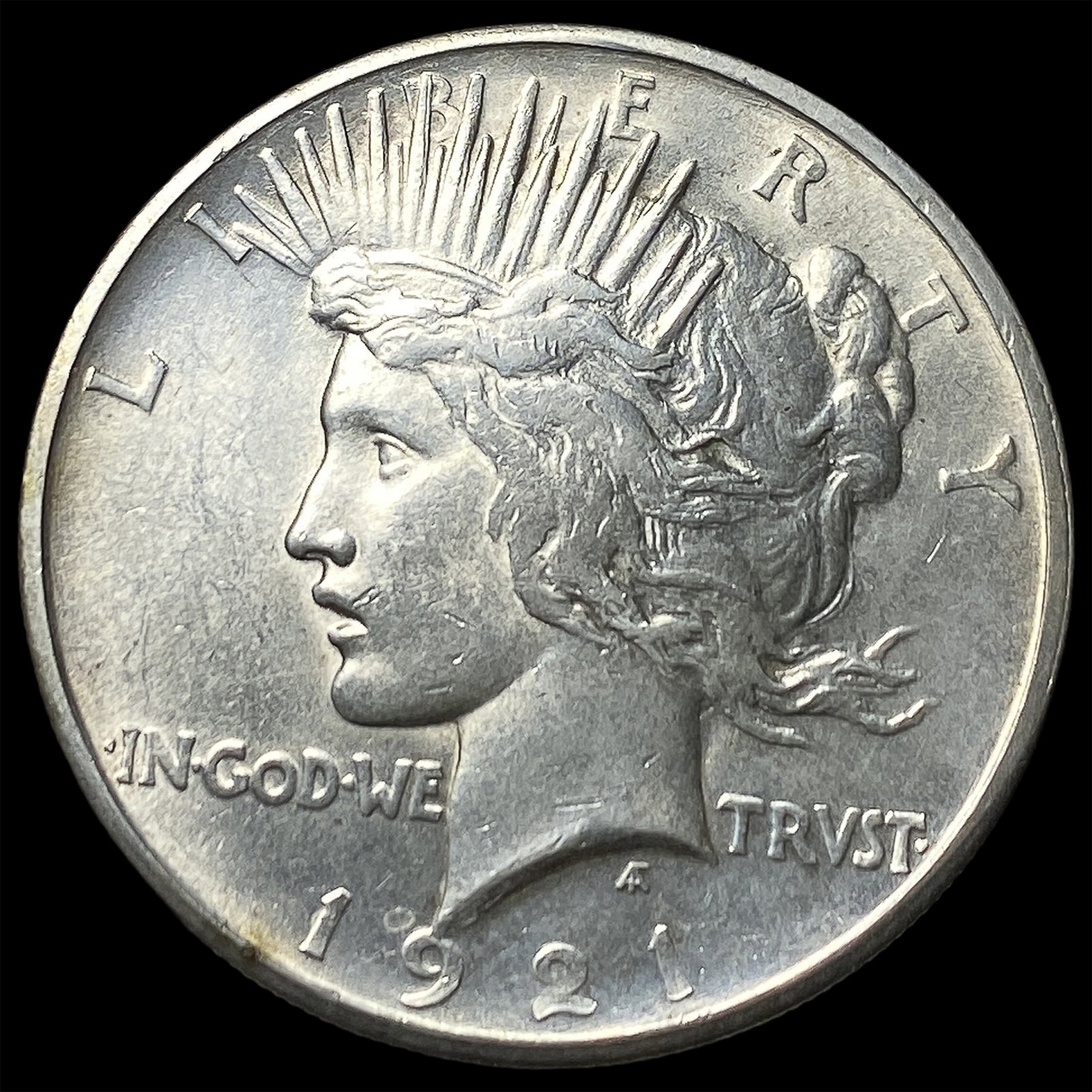 1921 Silver Peace Dollar CLOSELY UNCIRCULATED: 1921 Silver Peace Dollar CLOSELY UNCIRCULATED