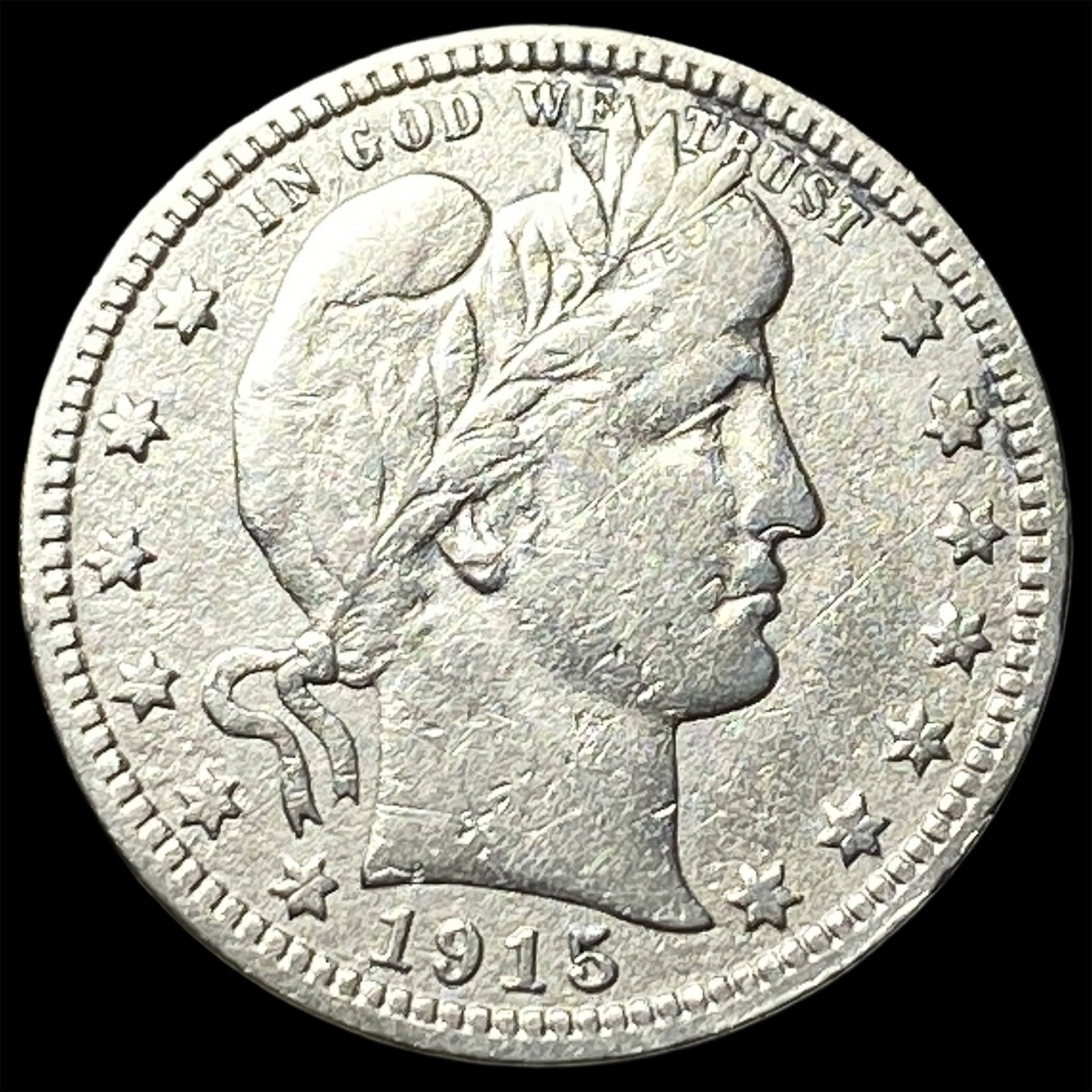 1915-D Barber Quarter NEARLY UNCIRCULATED: 1915-D Barber Quarter NEARLY UNCIRCULATED