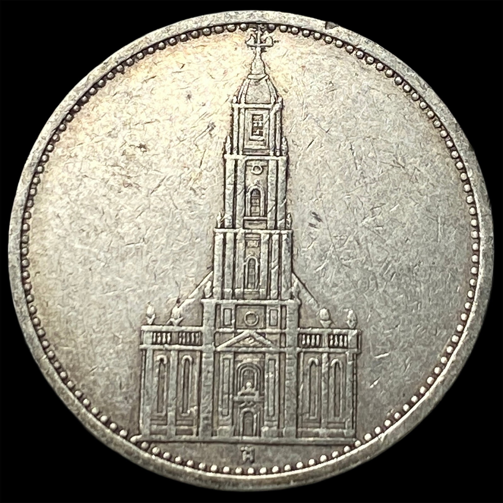 1935-A Germany Silver 5 Reichsmark NEARLY UNCIRCULATED: 1935-A Germany Silver 5 Reichsmark NEARLY UNCIRCULATED