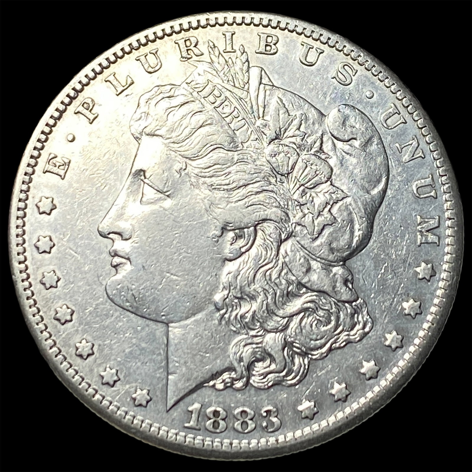 1883-S Silver Morgan Dollar CLOSELY UNCIRCULATED: 1883-S Silver Morgan Dollar CLOSELY UNCIRCULATED