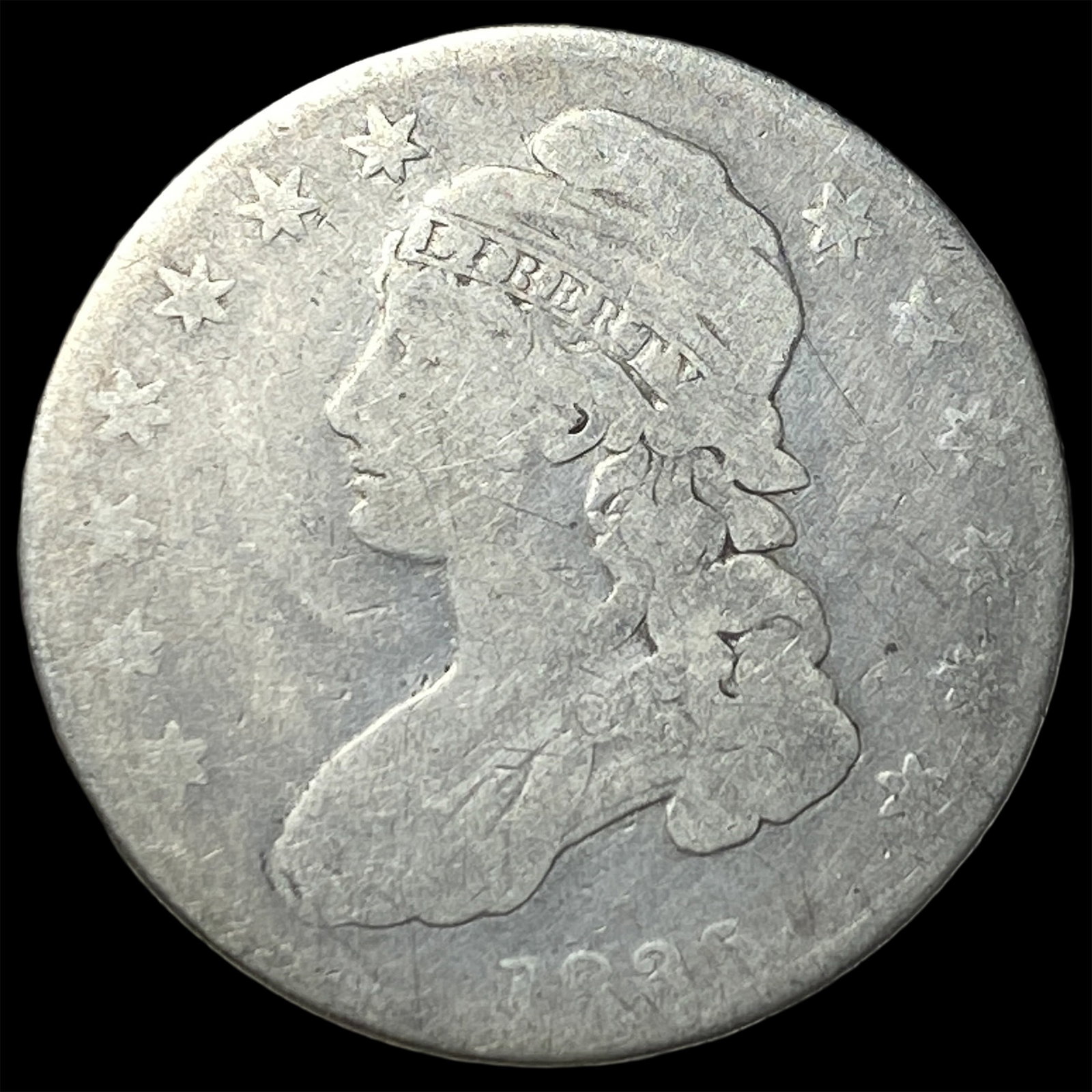 1835 Capped Bust Half Dollar NICELY CIRCULATED: 1835 Capped Bust Half Dollar NICELY CIRCULATED
