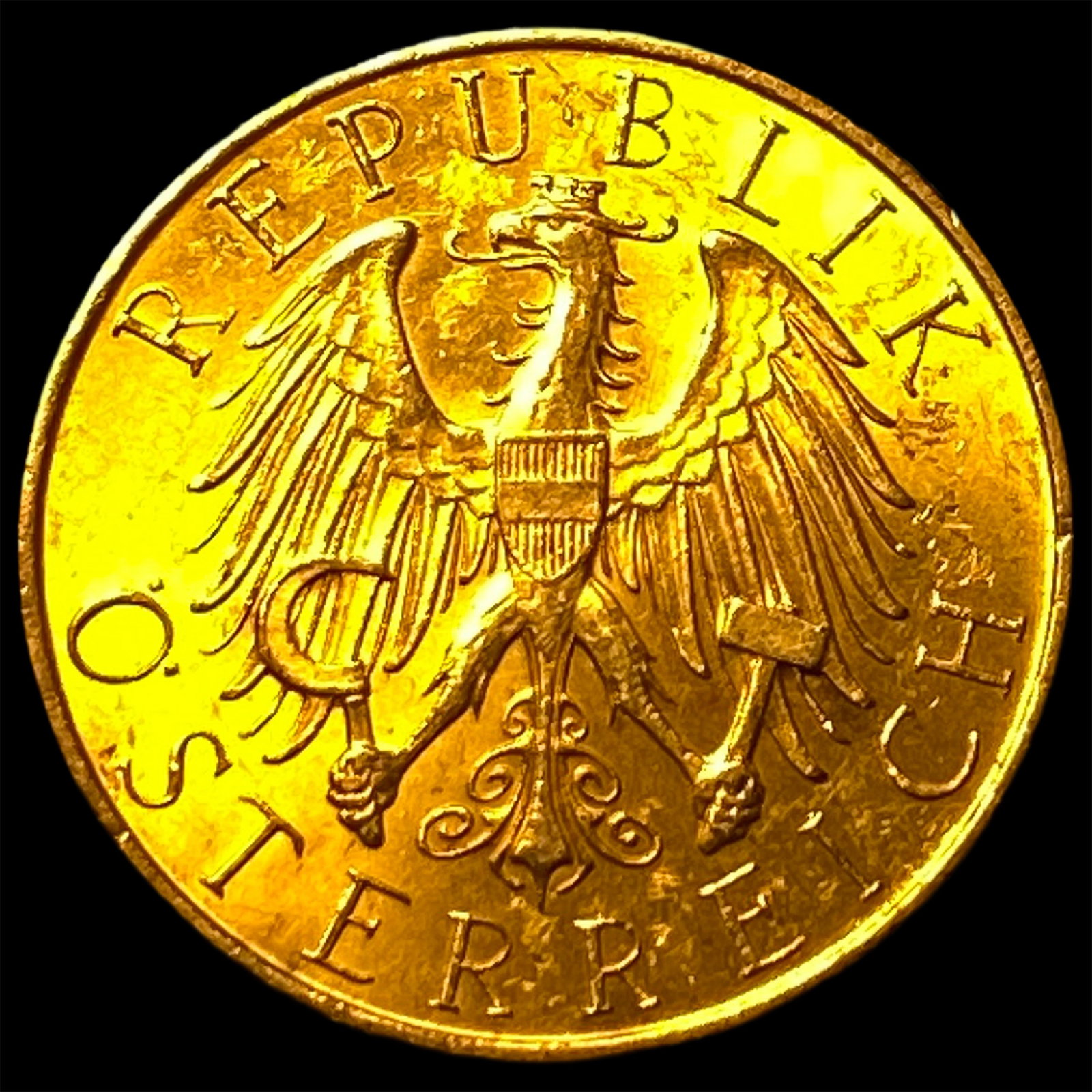 1926 Austria Gold 25 Schilling .1702oz UNCIRCULATED: 1926 Austria Gold 25 Schilling .1702oz UNCIRCULATED