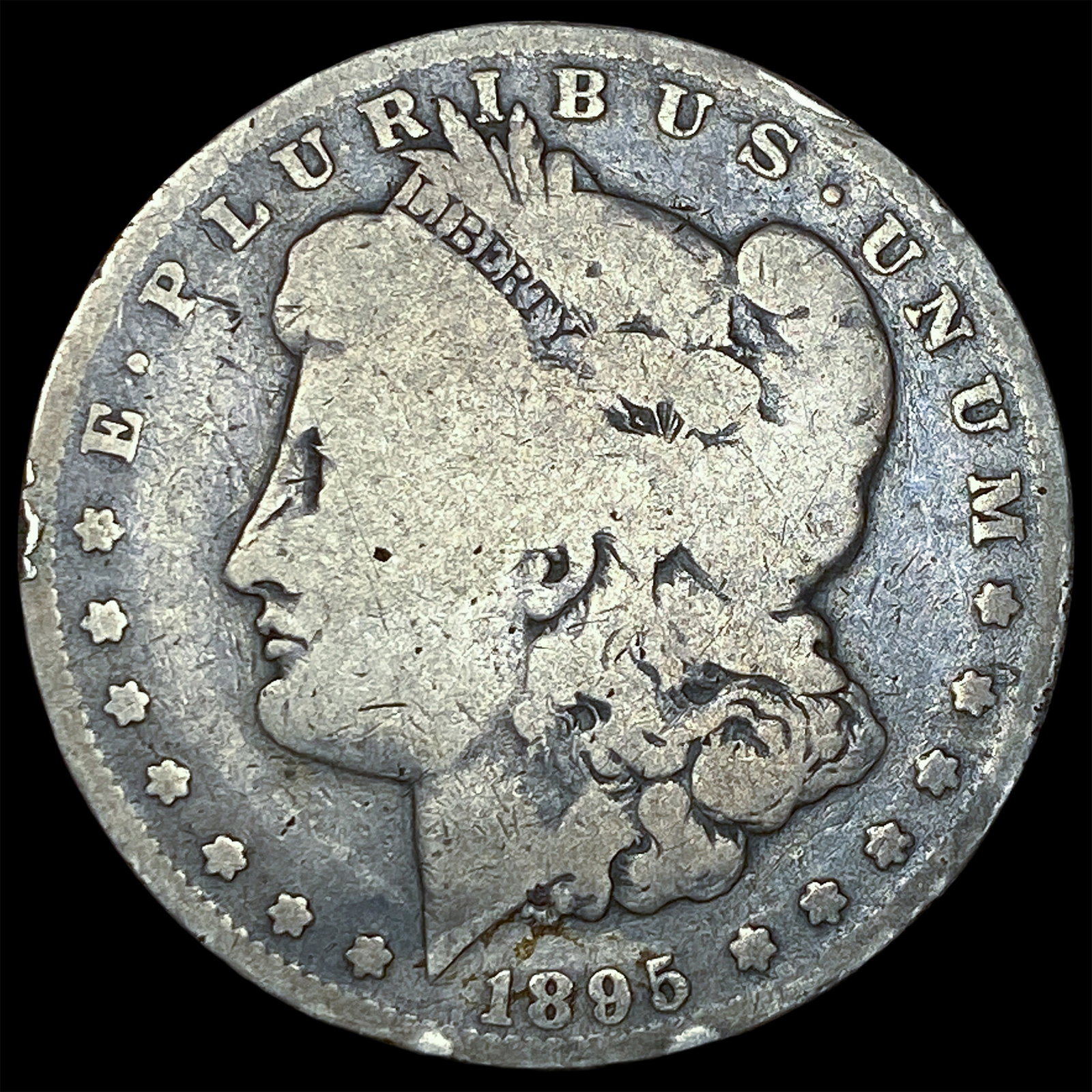 1895-O Silver Morgan Dollar NICELY CIRCULATED (1 of 2)
