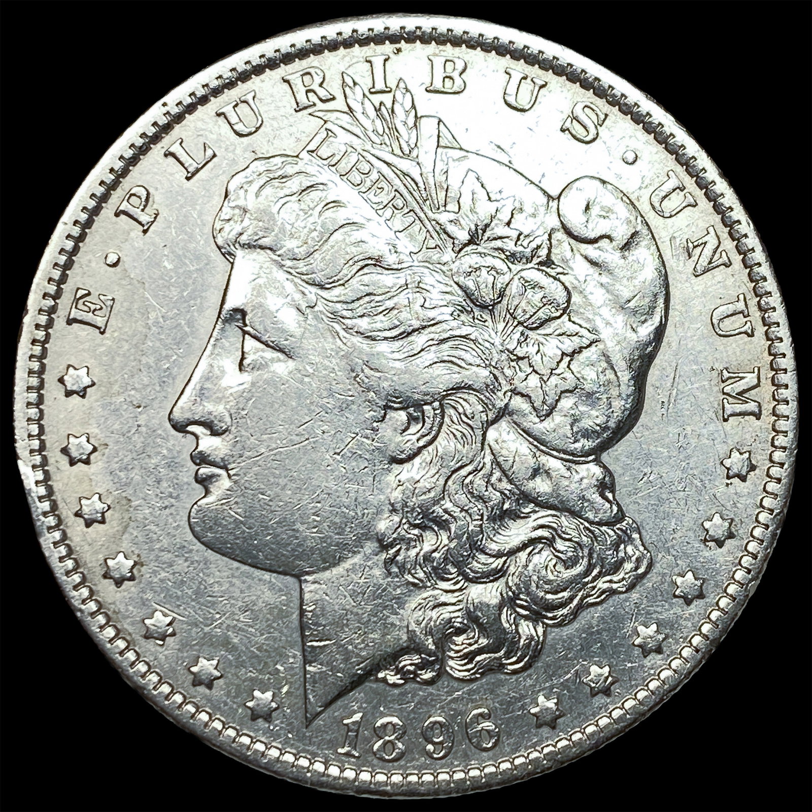 1896-O Morgan Silver Dollar NEARLY UNCIRCULATED: 1896-O Morgan Silver Dollar NEARLY UNCIRCULATED
