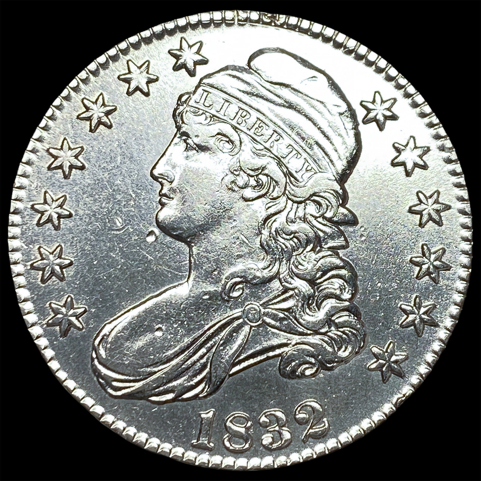 1832 Capped Bust Half Dollar CHOICE AU: 1832 Capped Bust Half Dollar CHOICE AU