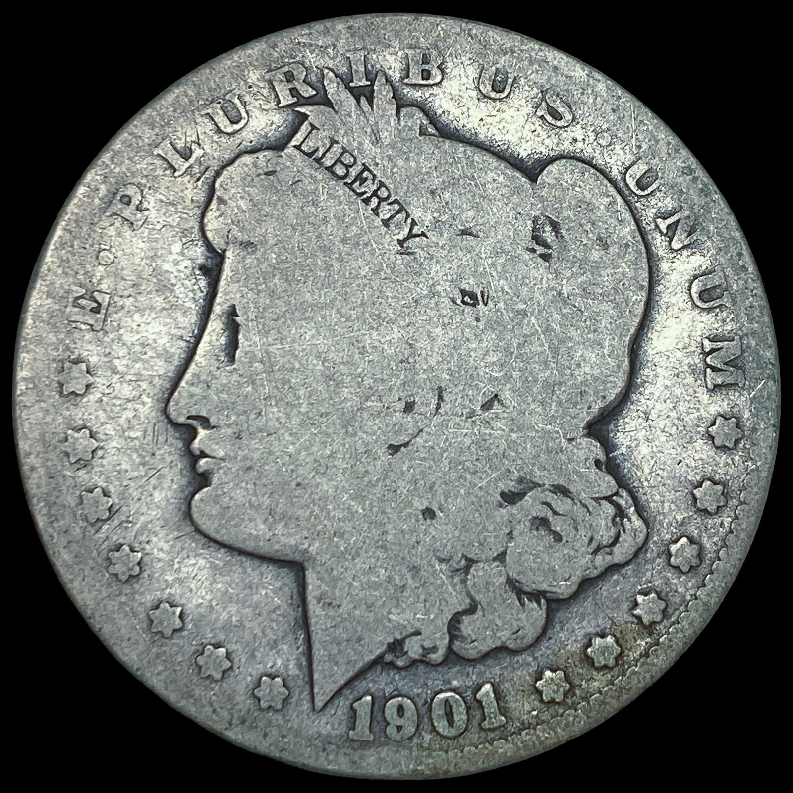 1901-S Silver Morgan Dollar HIGH GRADE: 1901-S Silver Morgan Dollar HIGH GRADE