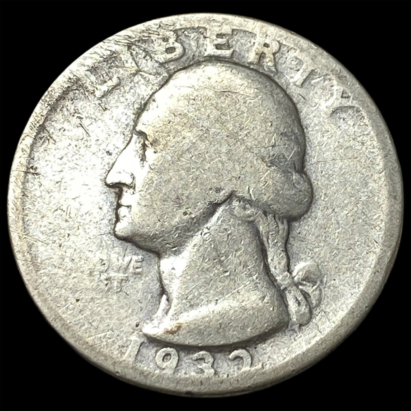 1932-D Silver Washington Quarter NICELY CIRCULATED: 1932-D Silver Washington Quarter NICELY CIRCULATED