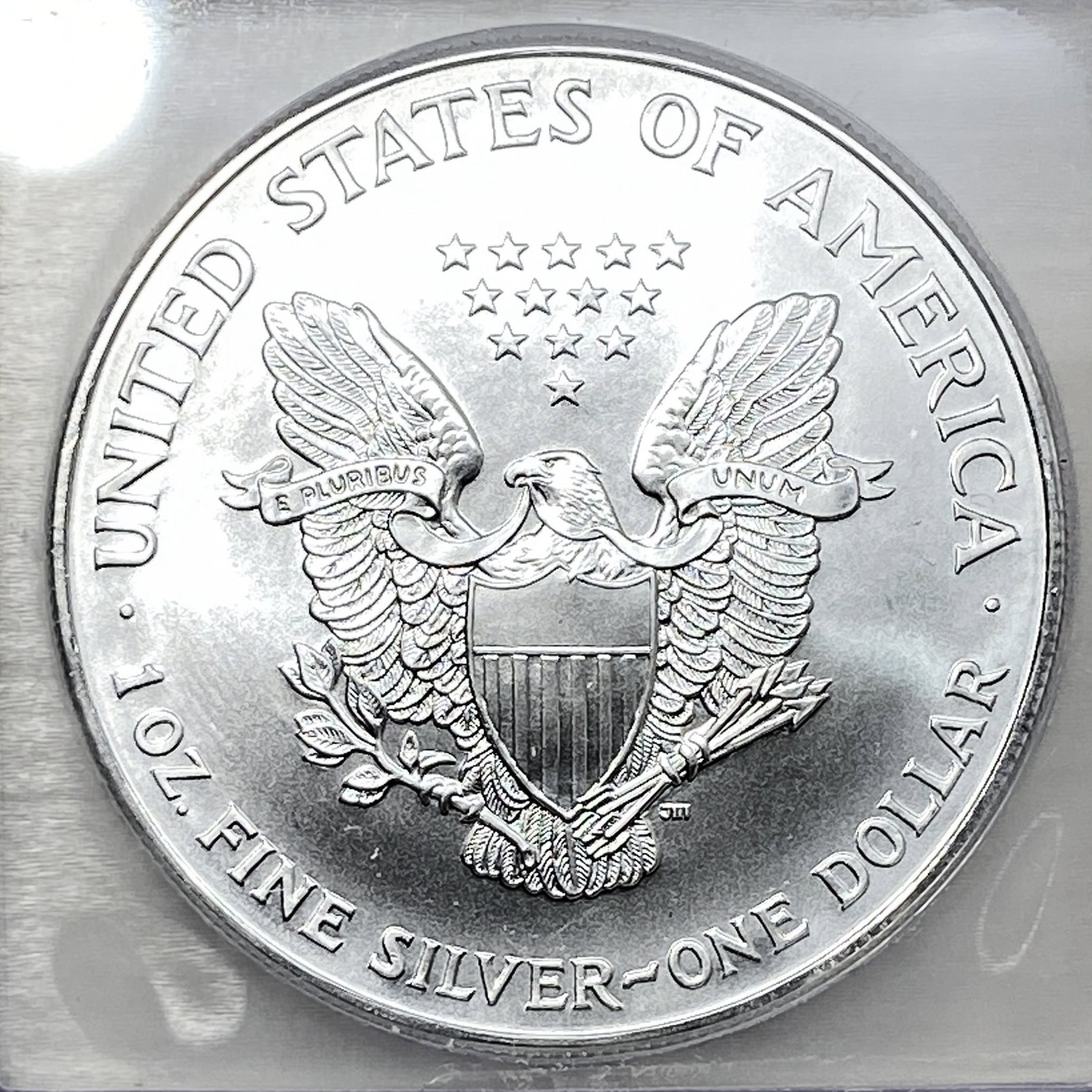 1999 Silver Eagle ICG MS70 - 4