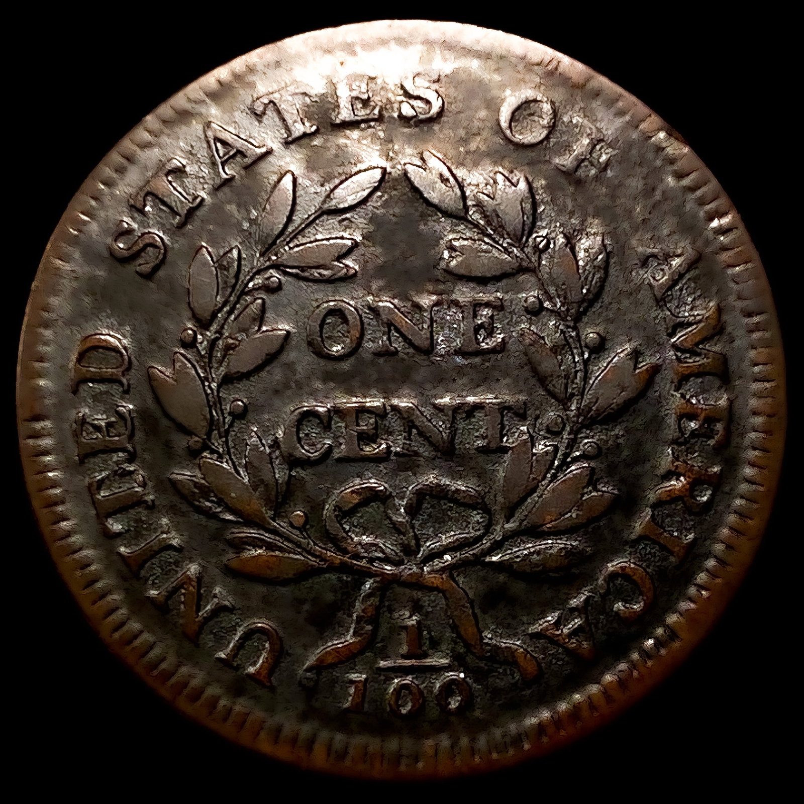 1797 No Stems Draped Bust Large Cent - 2
