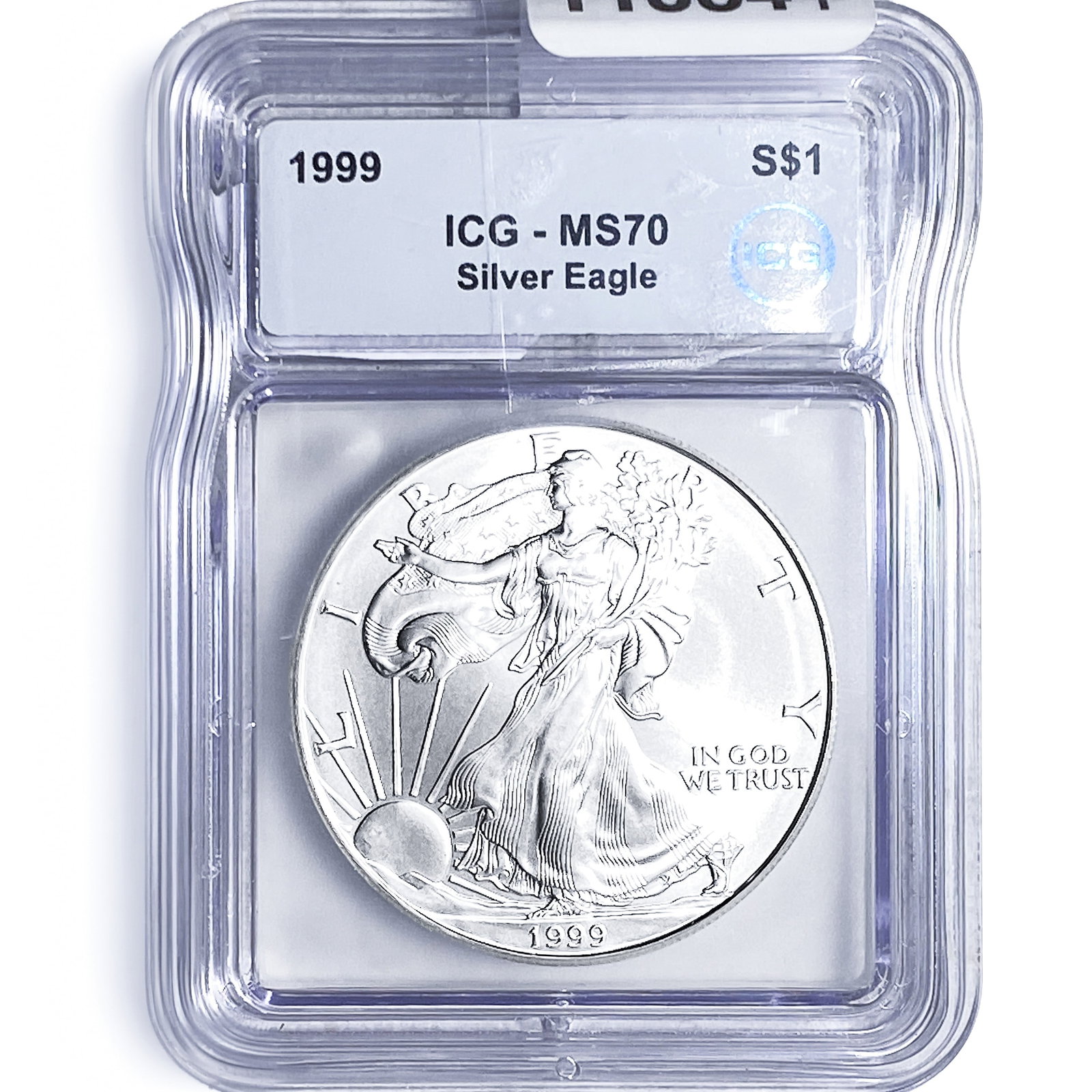 1999 Silver Eagle ICG MS70: 1999 Silver Eagle ICG MS70