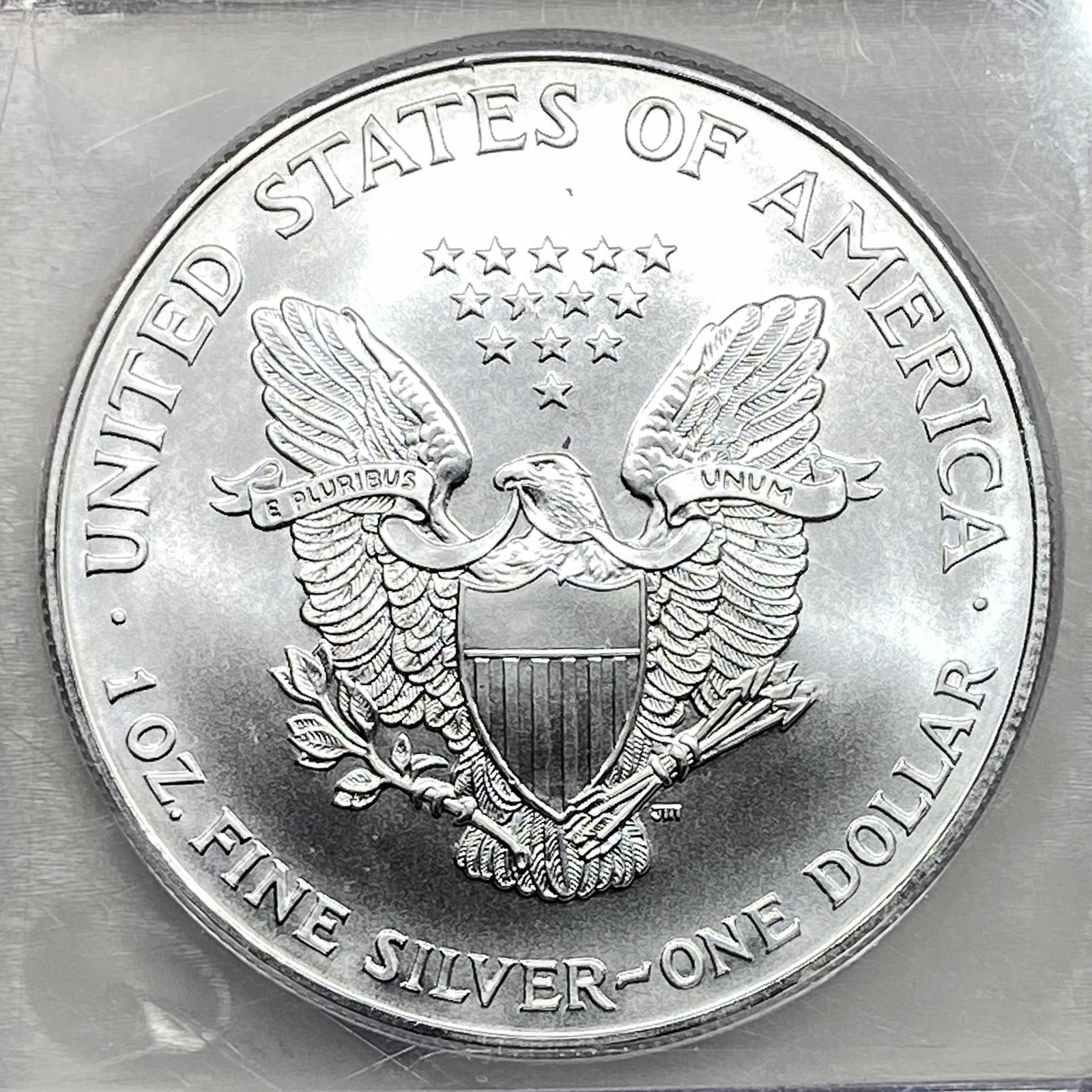 1999 Silver Eagle ICG MS70 - 4