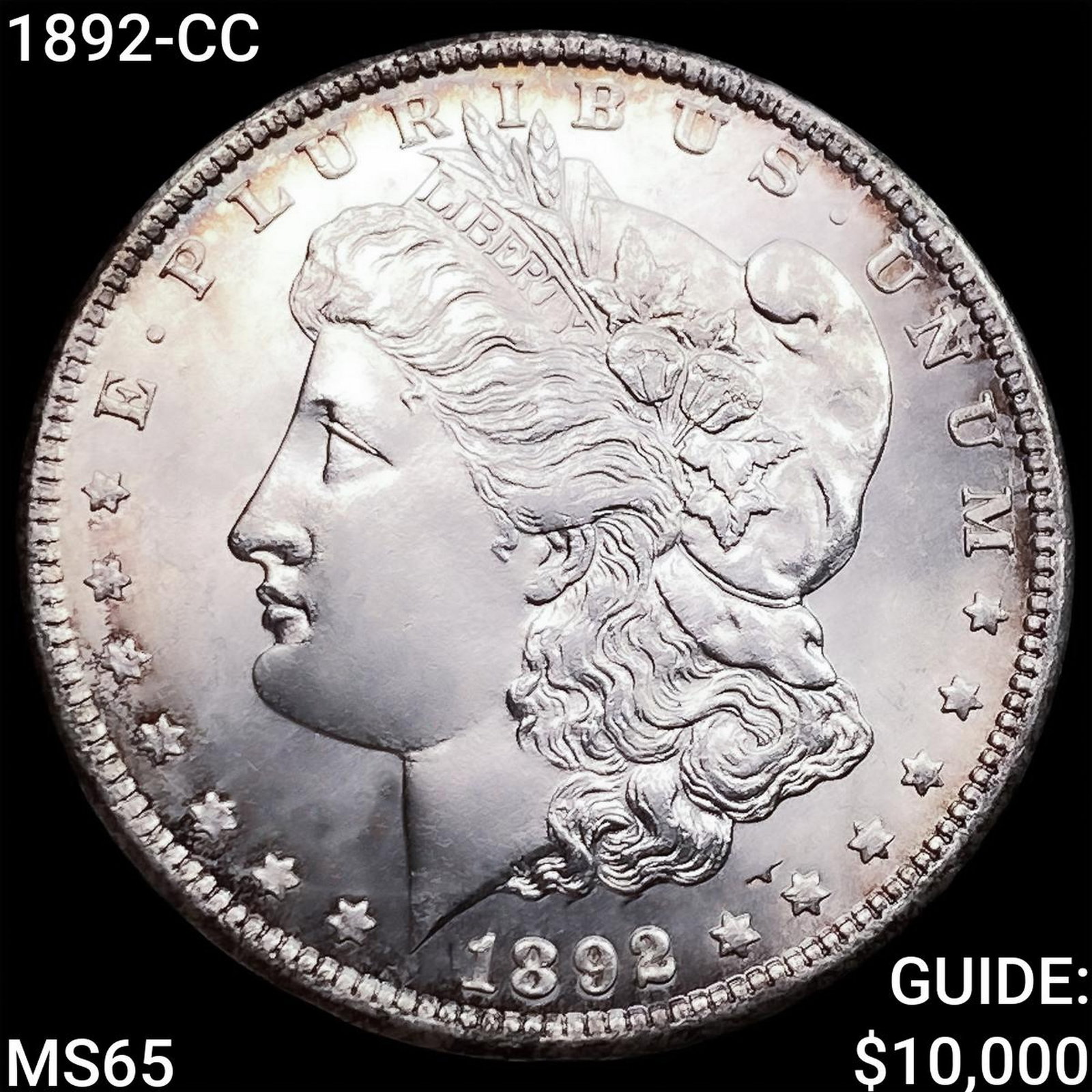 1892-CC Morgan Silver Dollar UNCIRCULATED (1 of 2)