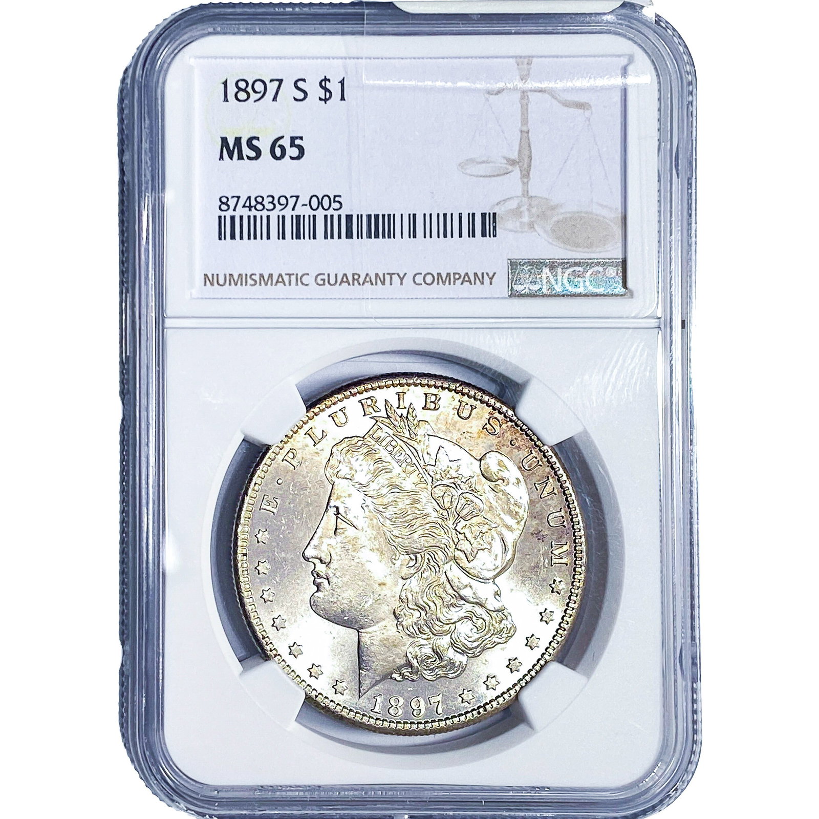 1897-S Morgan Silver Dollar NGC MS65 (1 of 4)