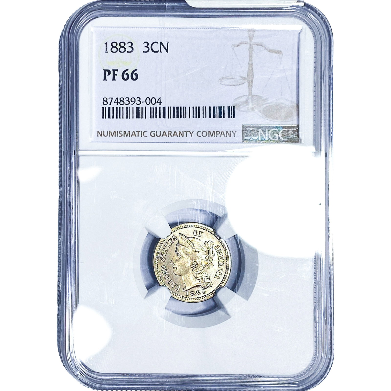 1883 Nickel Three Cent NGC PF66 (1 of 4)