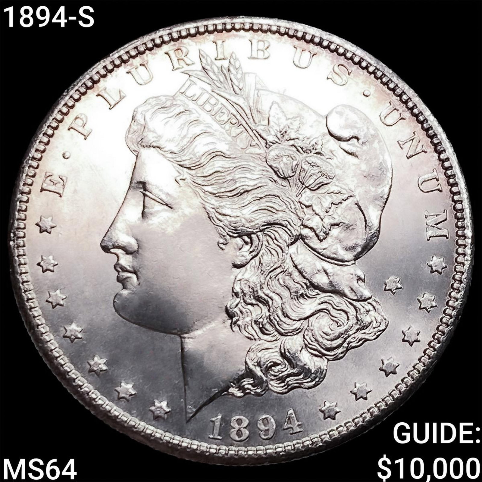 1894-S Morgan Silver Dollar HIGH GRADE+ (1 of 2)