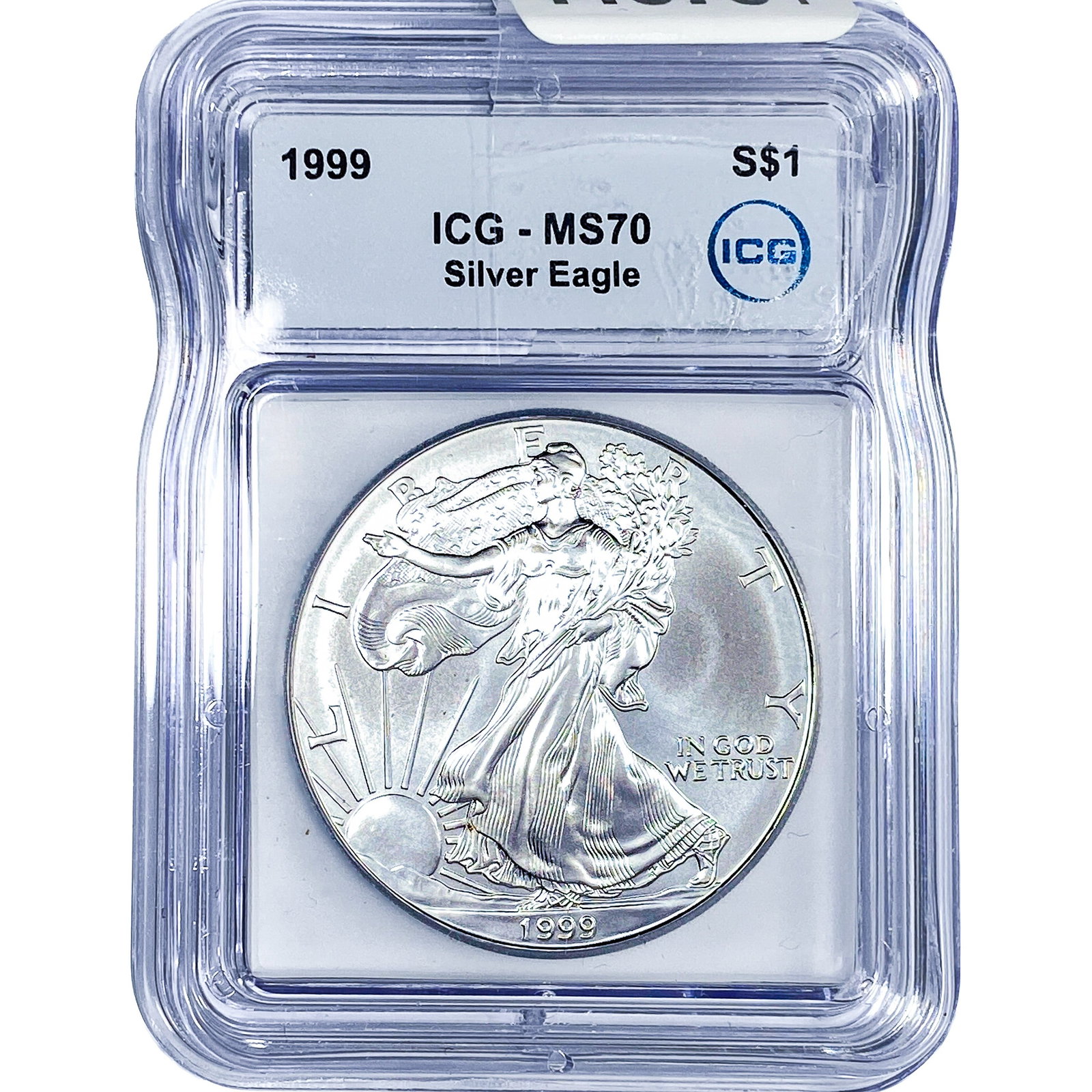1999 Silver Eagle ICG MS70 (1 of 4)