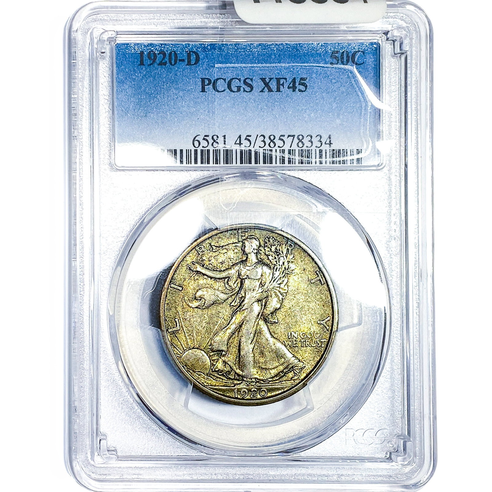 1920-D Walking Liberty Half Dollar PCGS XF45 (1 of 4)