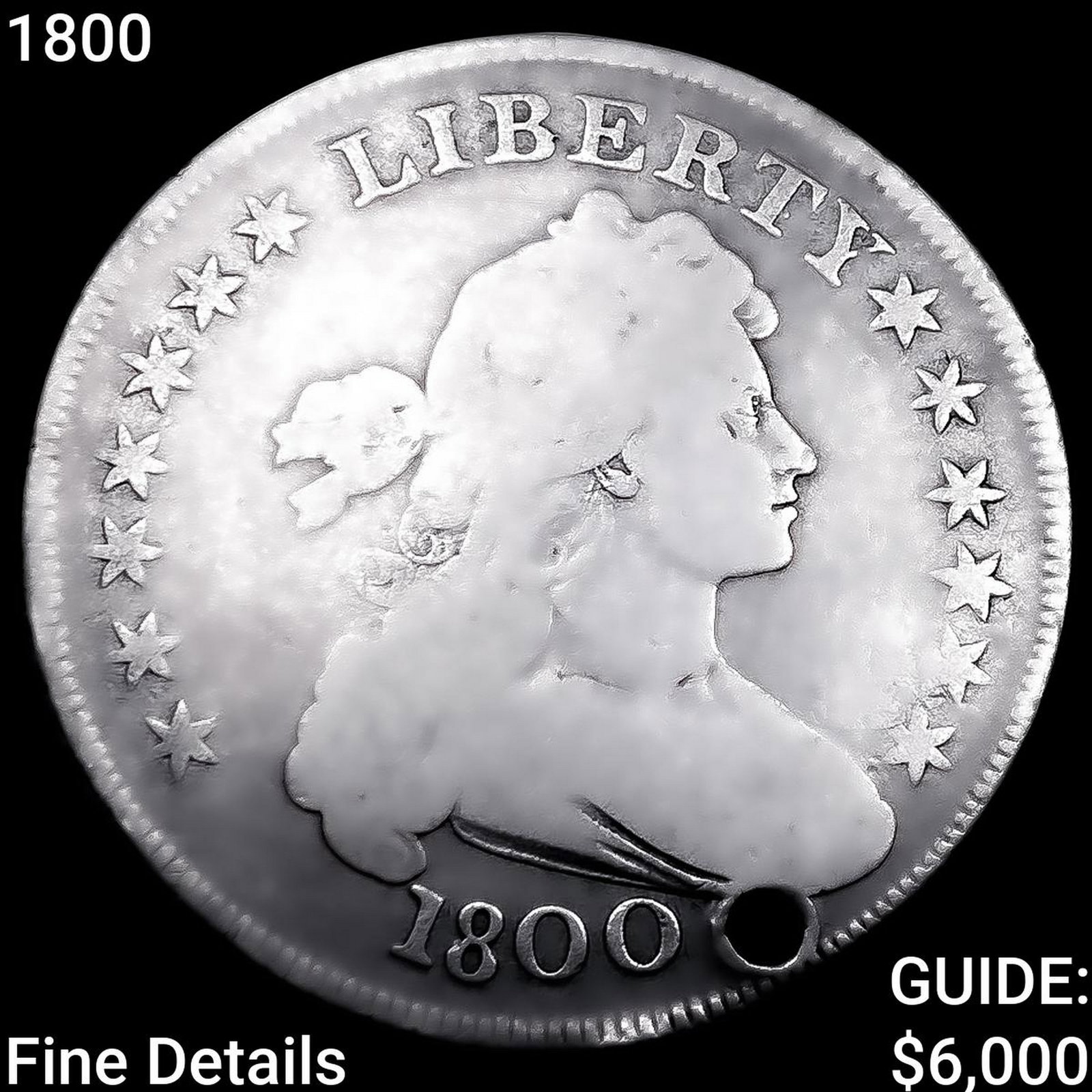 1800 Draped Bust Dollar NICELY CIRCULATED (1 of 2)