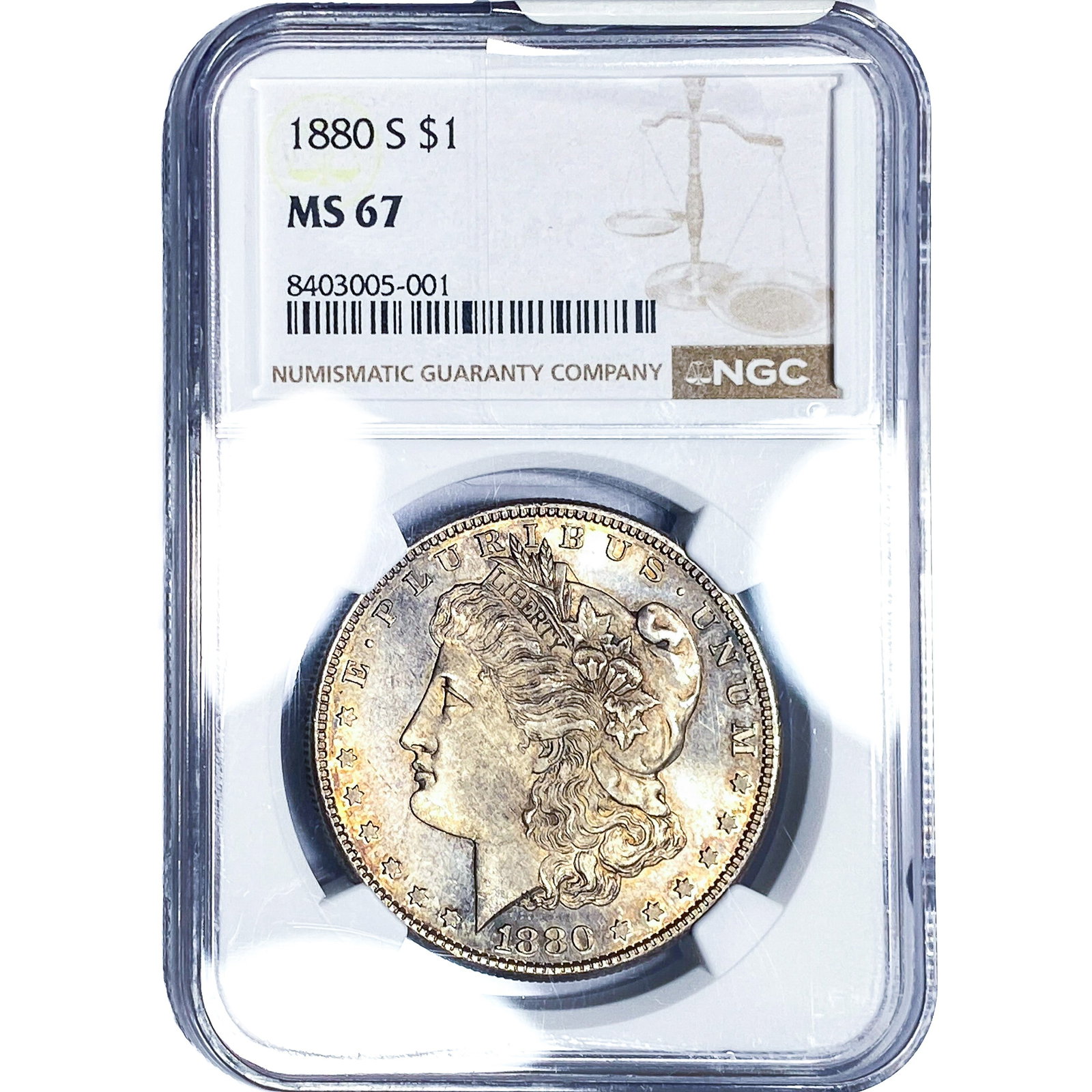 1880-S Morgan Silver Dollar NGC MS67 (1 of 4)