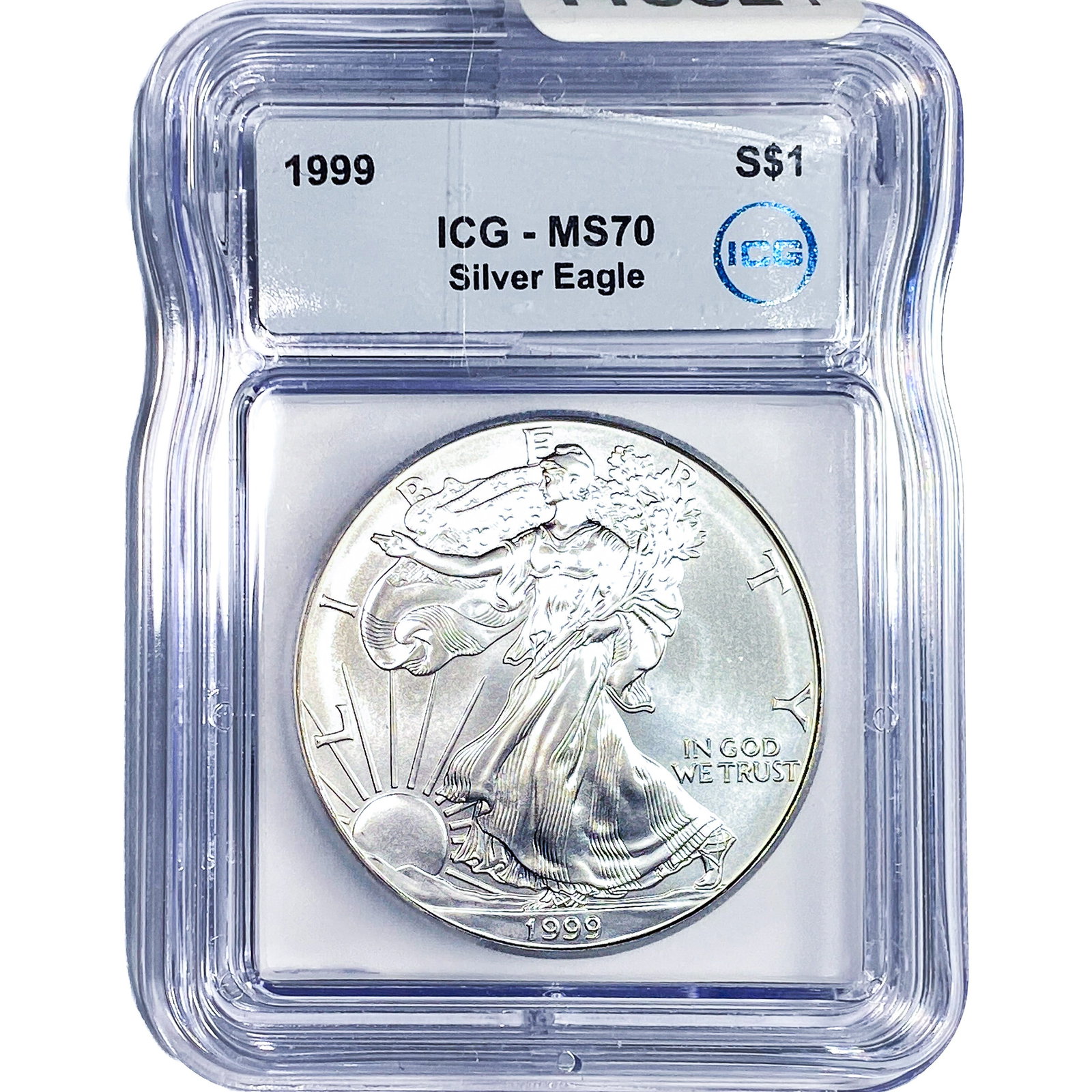 1999 Silver Eagle ICG MS70 (1 of 4)