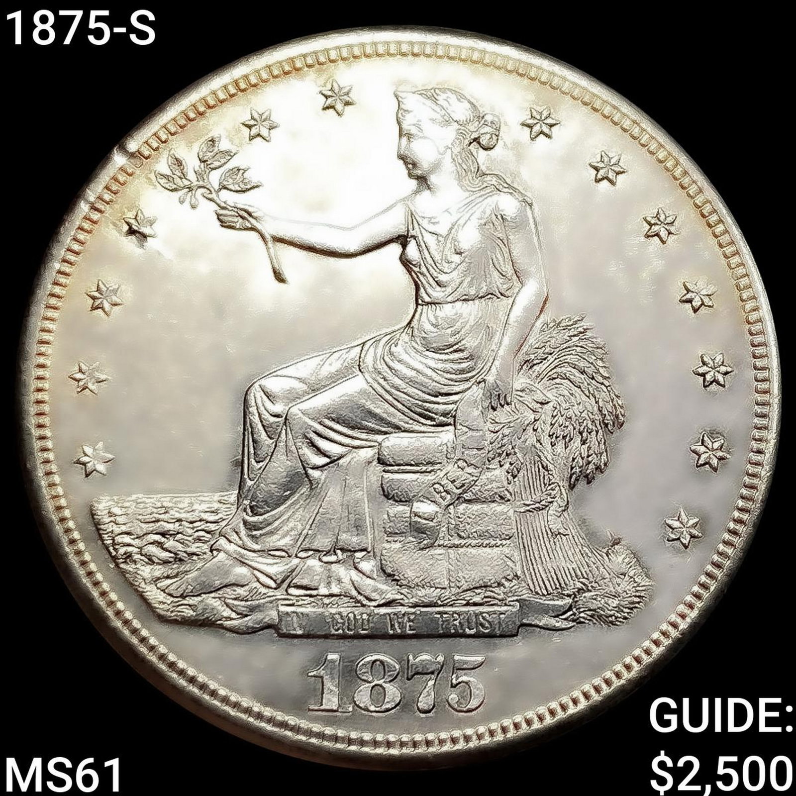 1875-S Silver Trade Dollar UNCIRCULATED (1 of 2)