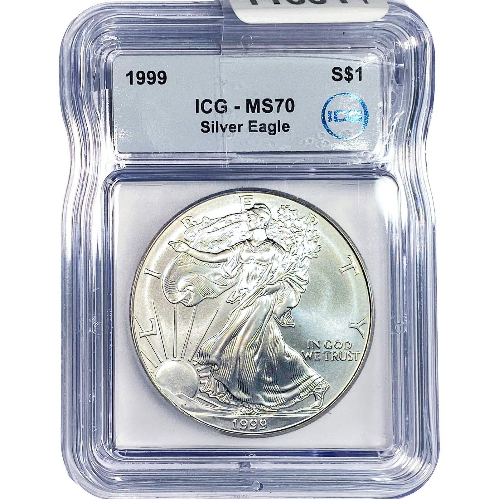 1999 Silver Eagle ICG MS70 (1 of 4)
