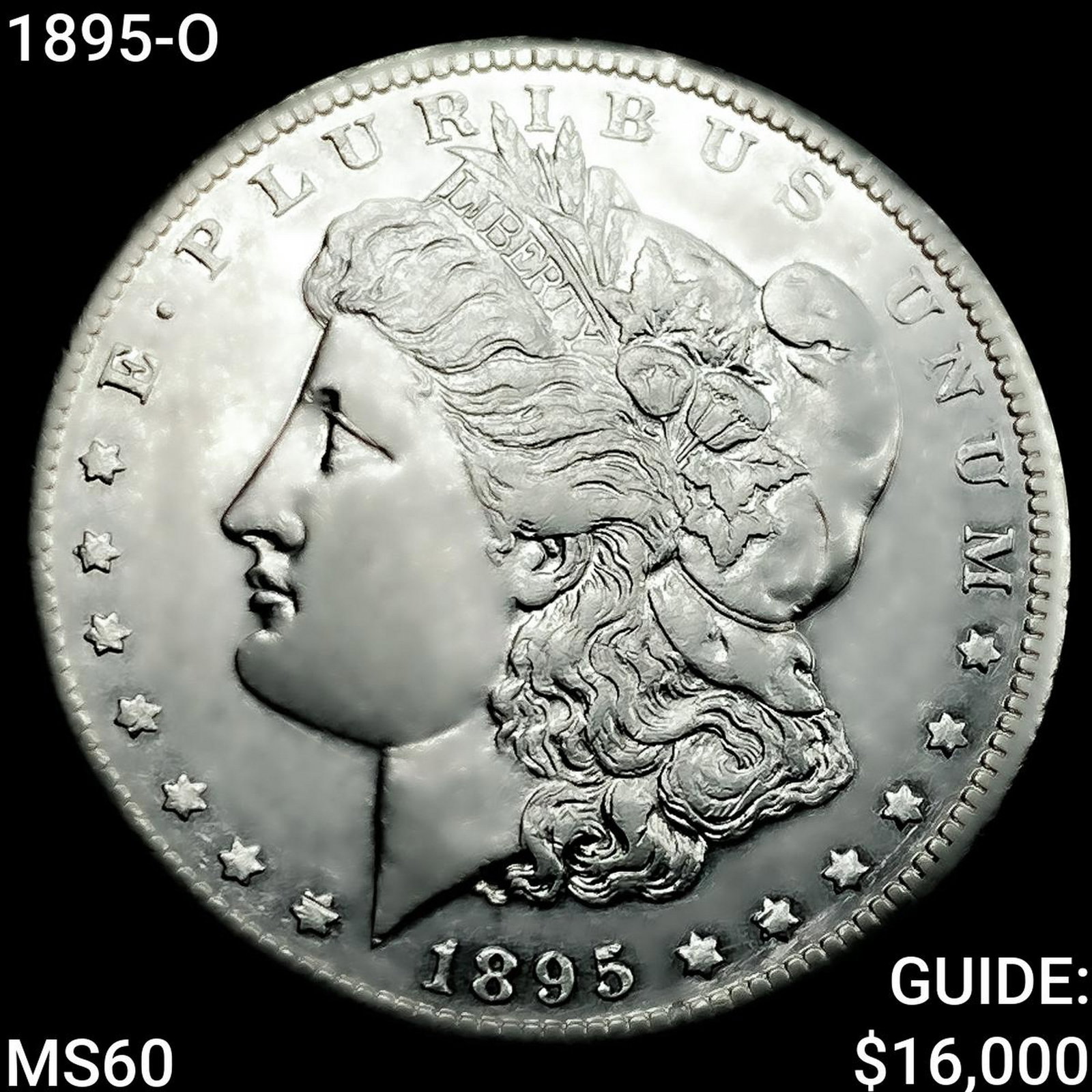 1895-O Morgan Silver Dollar UNCIRCULATED: 1895-O Morgan Silver Dollar UNCIRCULATED