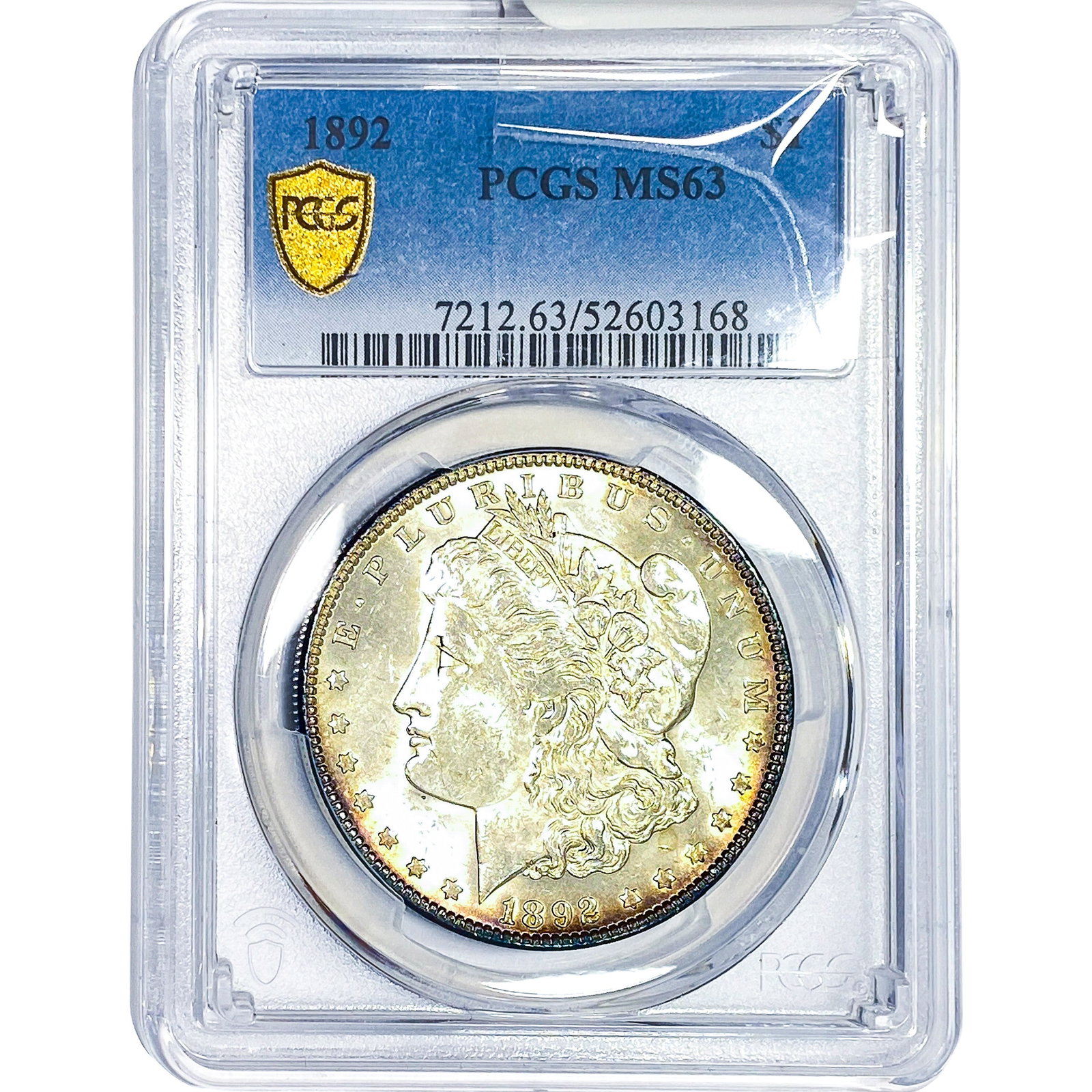 1892 Morgan Silver Dollar PCGS MS63 (1 of 4)