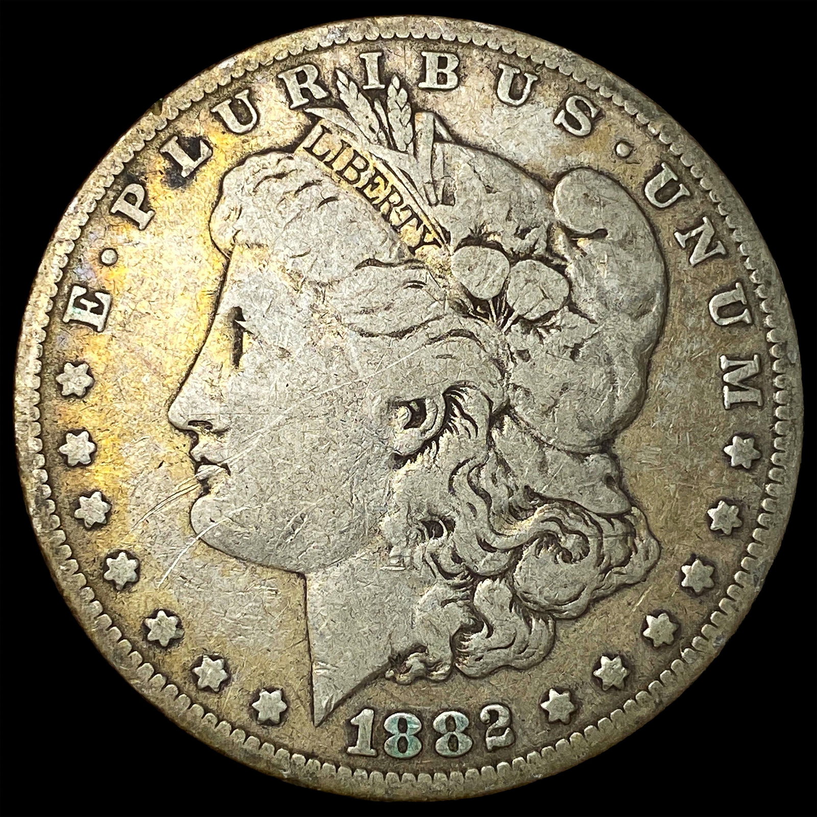 1882-S Silver Morgan Dollar LIGHTLY CIRCULATED: 1882-S Silver Morgan Dollar LIGHTLY CIRCULATED