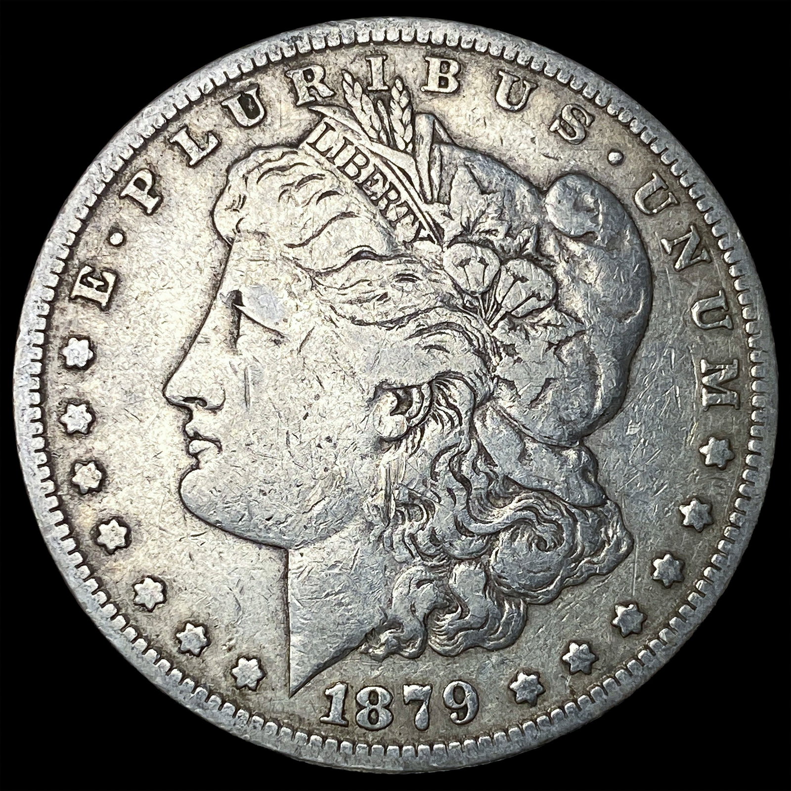 1879 Morgan Silver Dollar LIGHTLY CIRCULATED: 1879 Morgan Silver Dollar LIGHTLY CIRCULATED