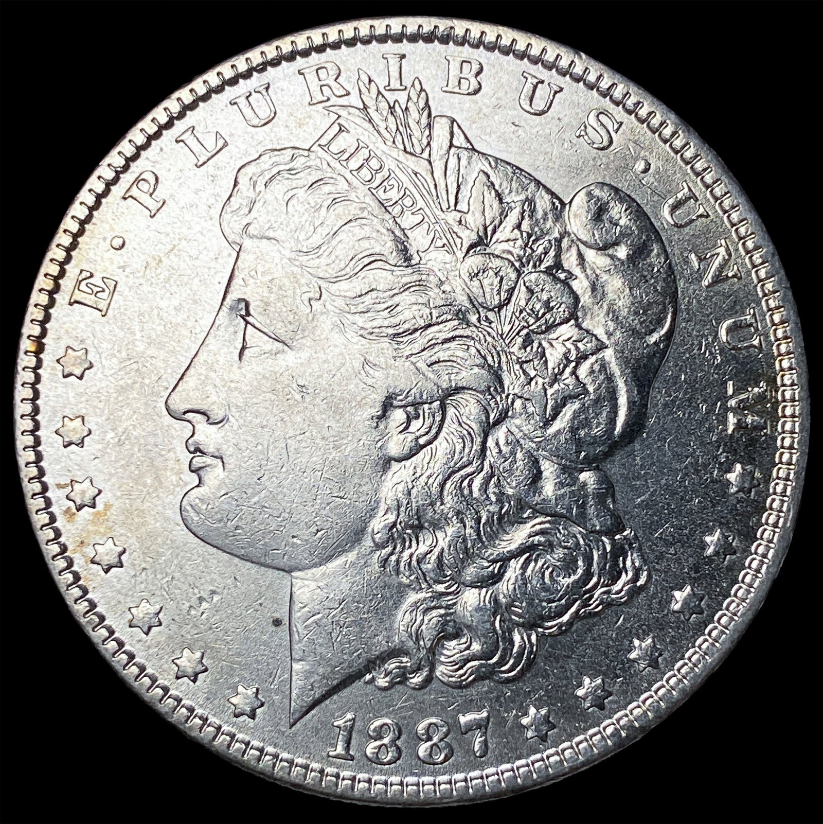 1887 Morgan Silver Dollar CLOSELY UNCIRCULATED: 1887 Morgan Silver Dollar CLOSELY UNCIRCULATED