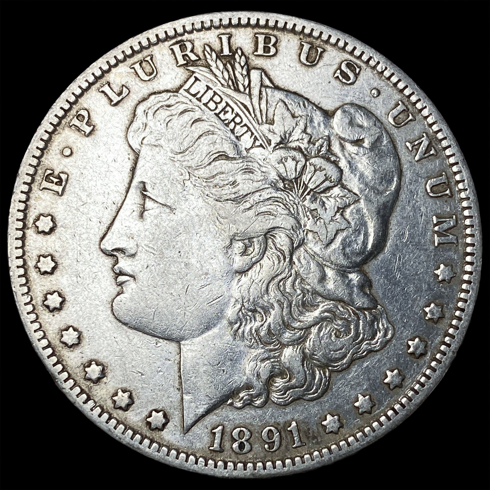 1891-O Silver Morgan Dollar NEARLY UNCIRCULATED: 1891-O Silver Morgan Dollar NEARLY UNCIRCULATED